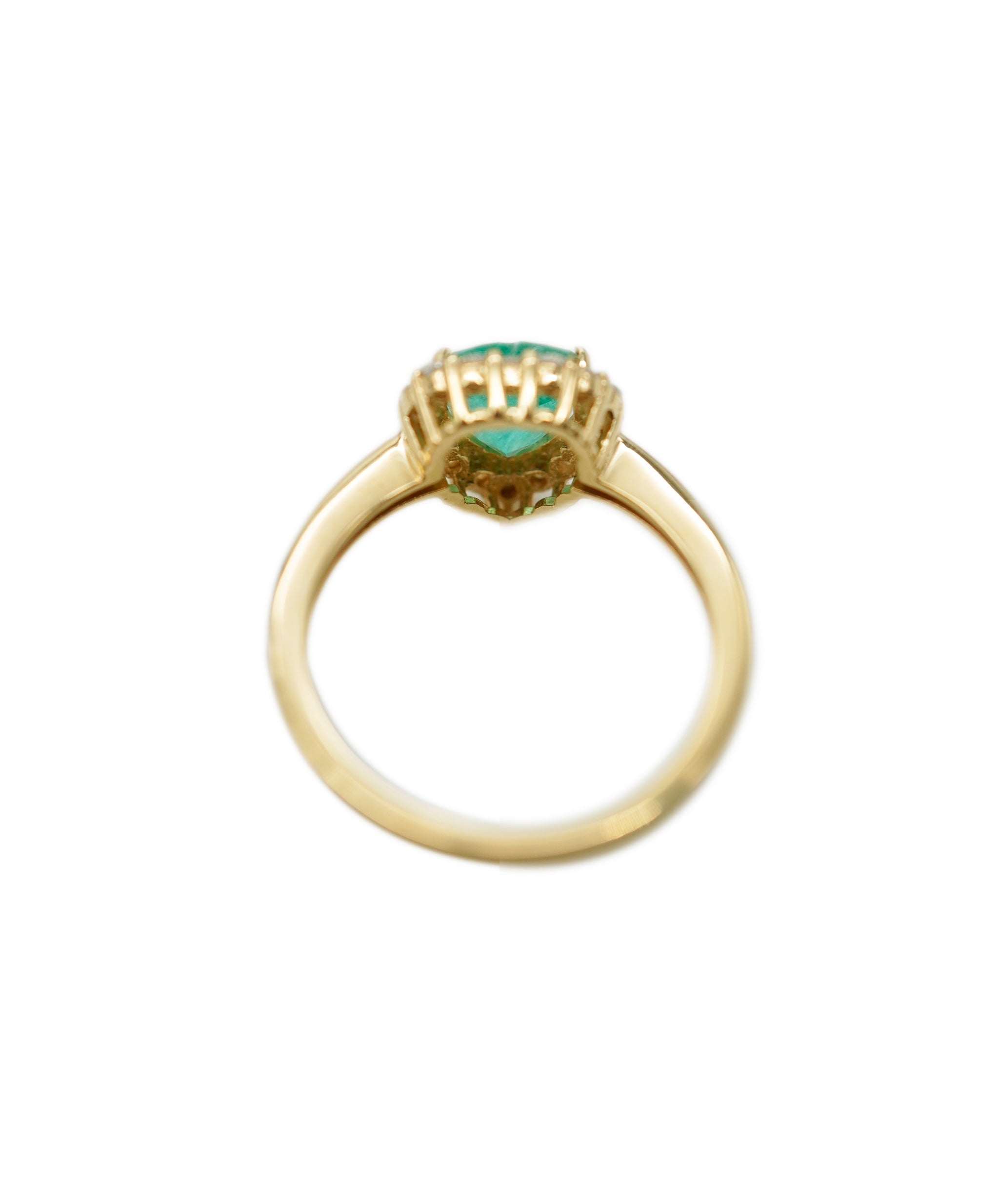 Emerald H/S Dia Ring YG DXBV0015