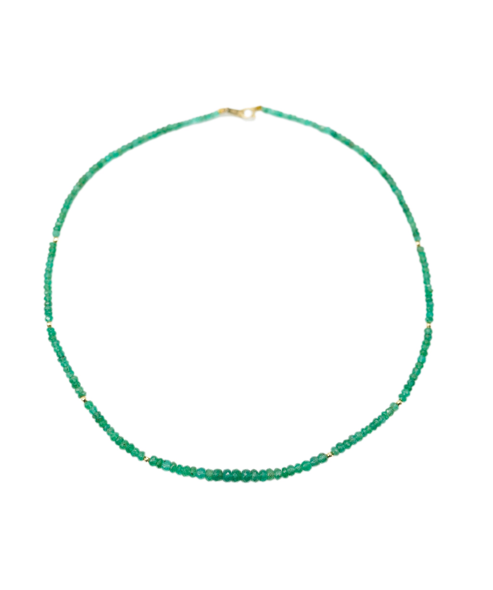 Emerald Beads Necklace YG DXBV0025