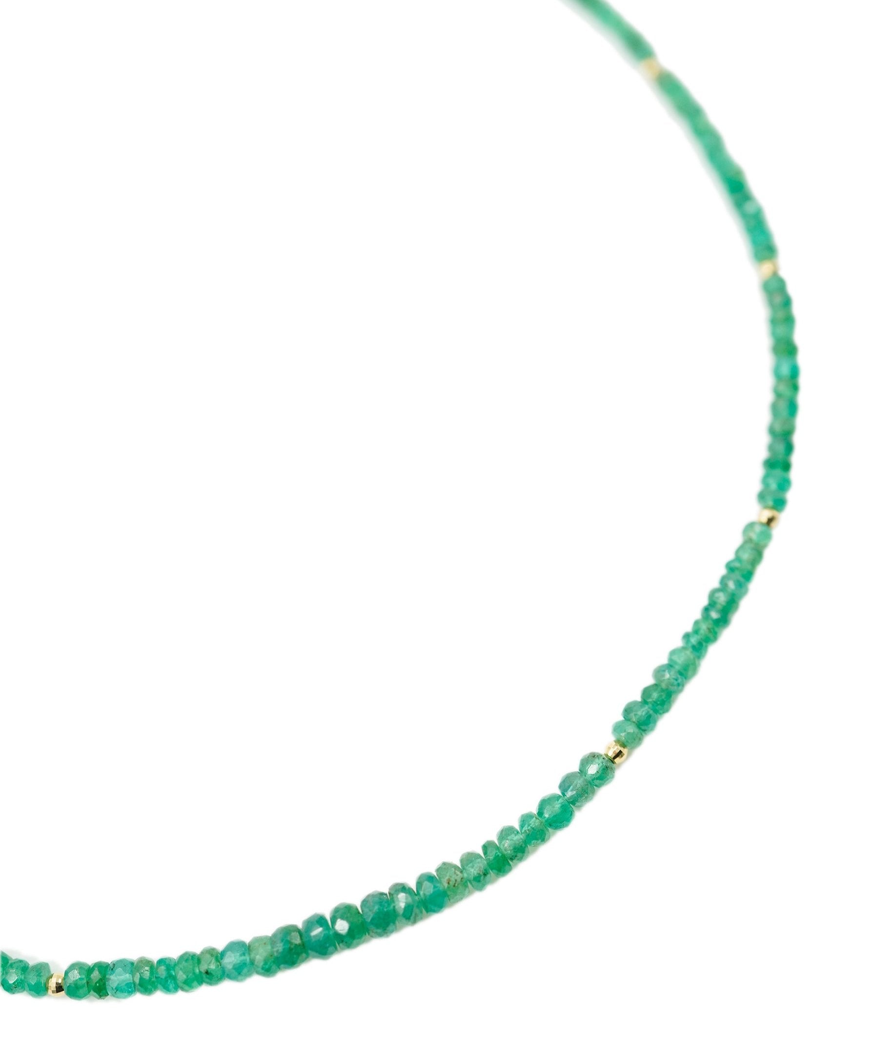 Emerald Beads Necklace YG DXBV0025