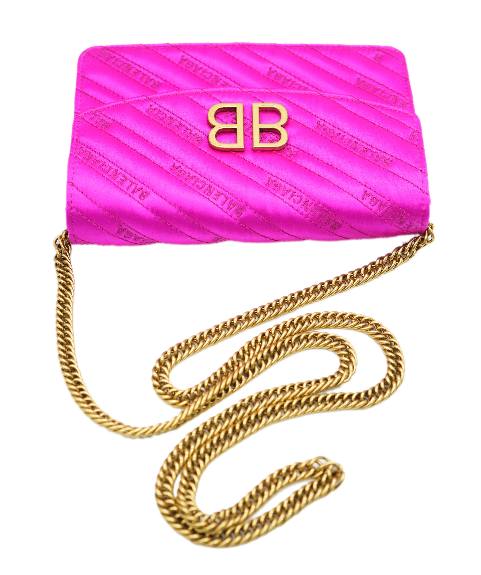 Balenciaga pink satin bag  - AJC0716