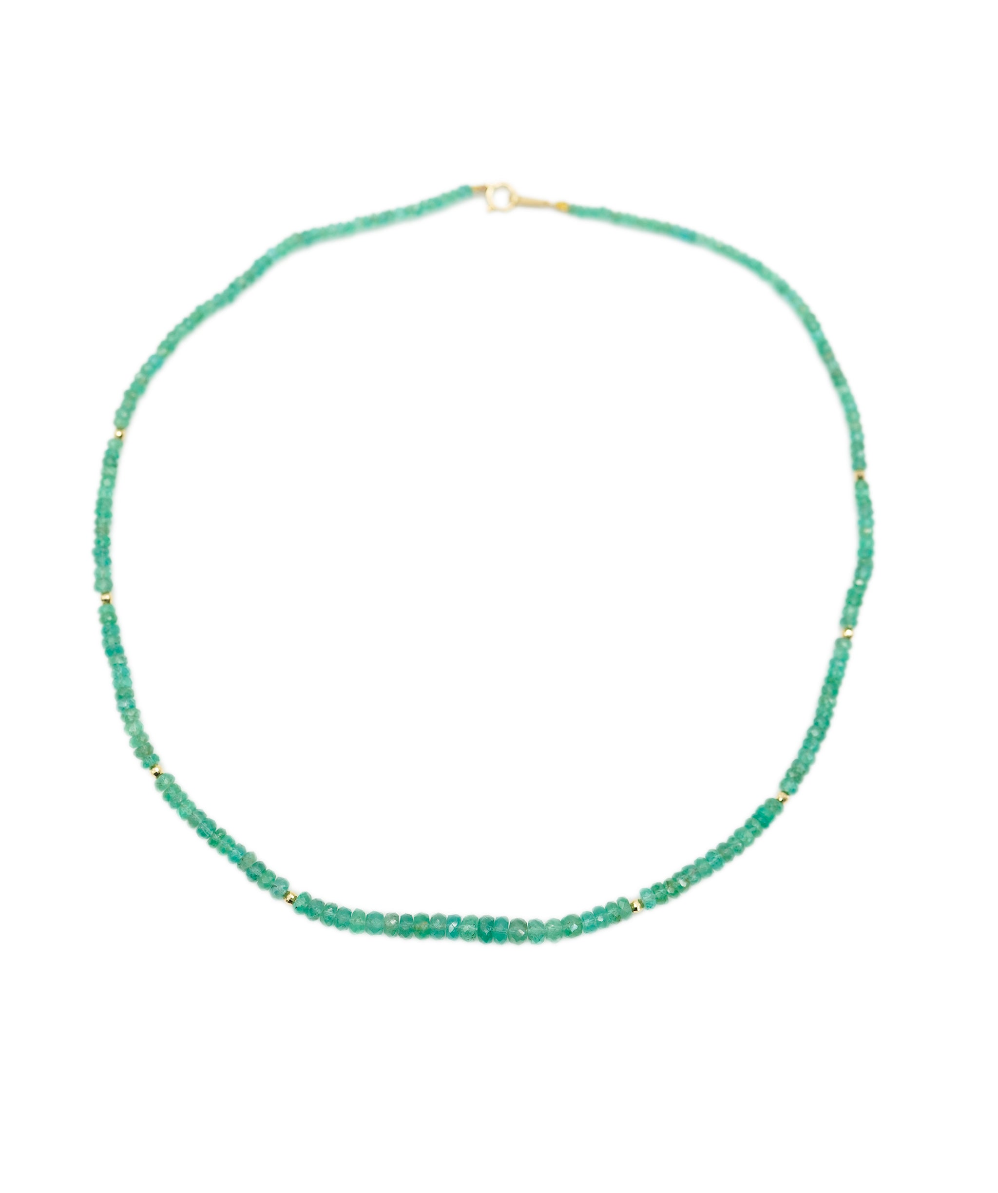 Emerald Beads Necklace YG DXBV0024