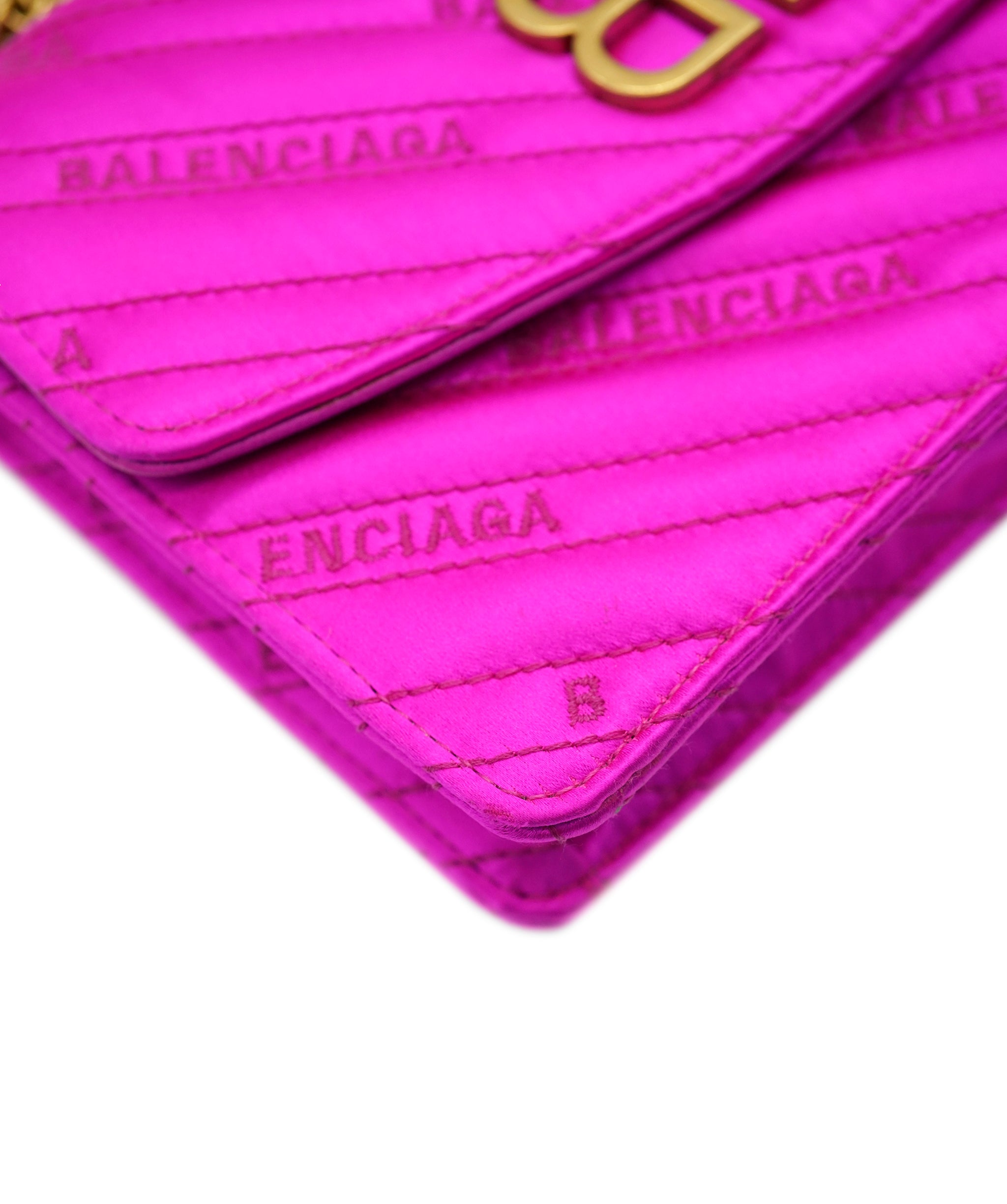 Balenciaga pink satin bag  - AJC0716