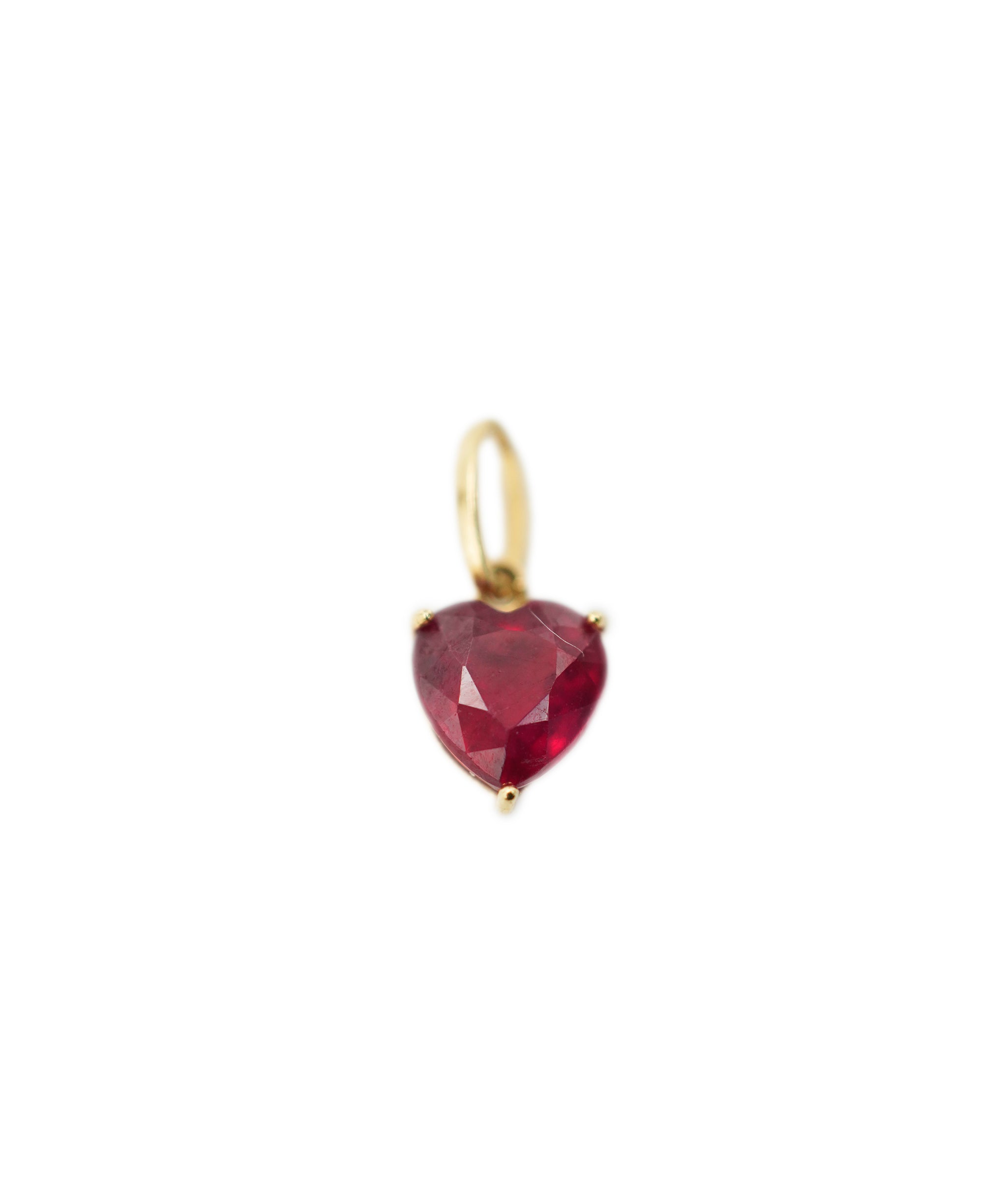 Ruby heart pedant 1.2 ct  DXBV0037