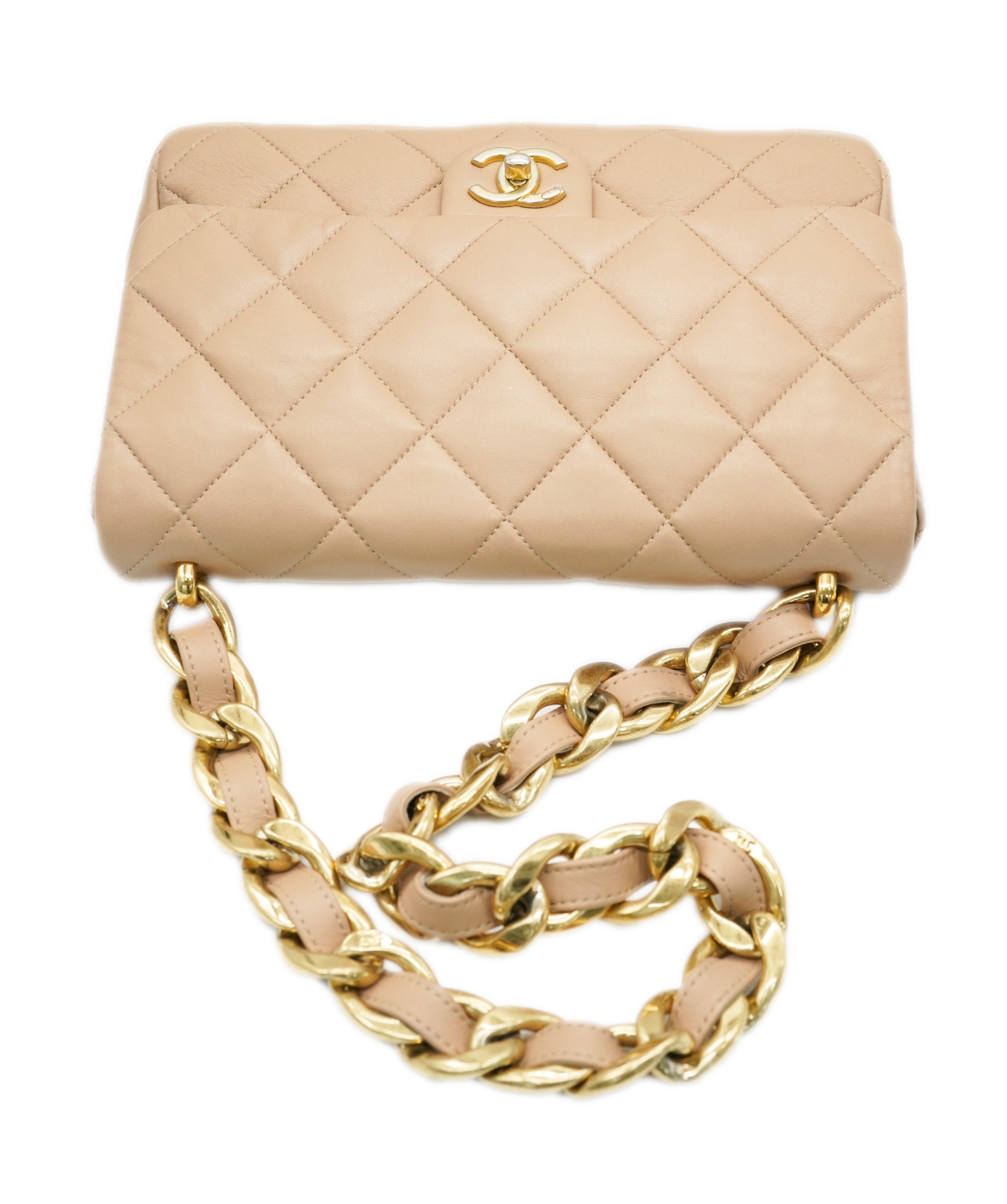 Chanel beige shoulder bag - comes full set  - AJC0720