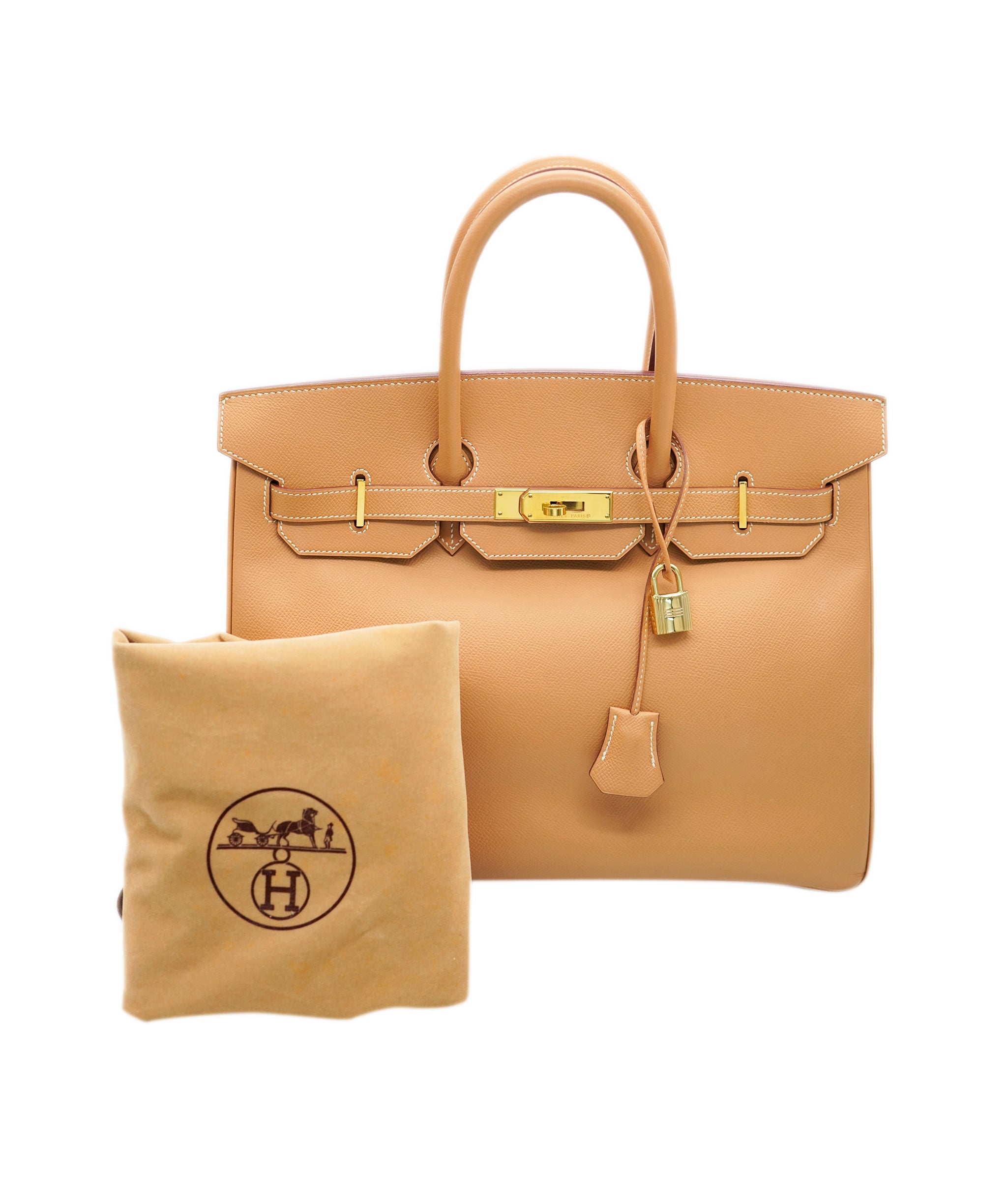 Hermes Birkin 35 natural courchevel GHW  ASC5420