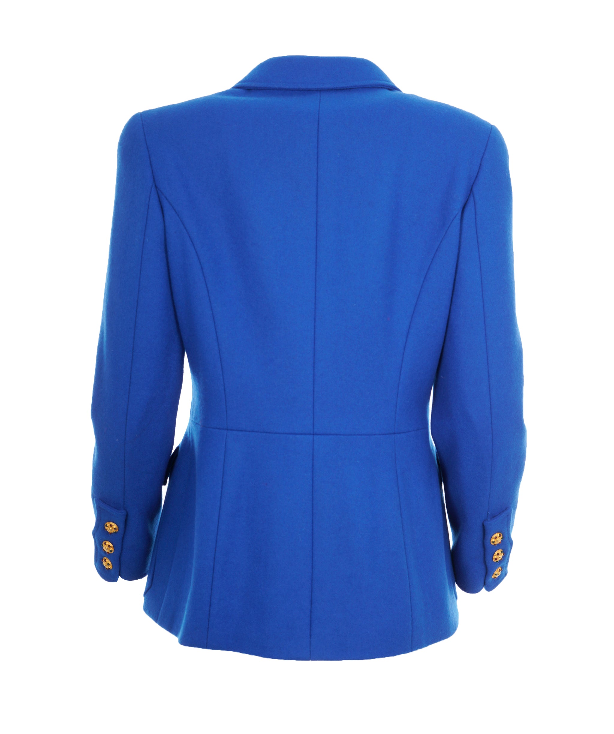 Chanel 1996 Autumn runway blue gripoix blazer  - AJC0714