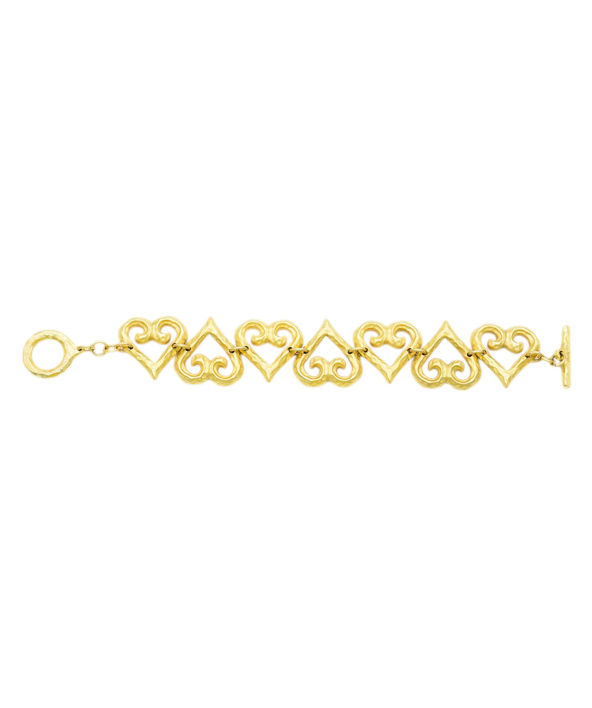 YSL gold hearts bracelet AGC1771