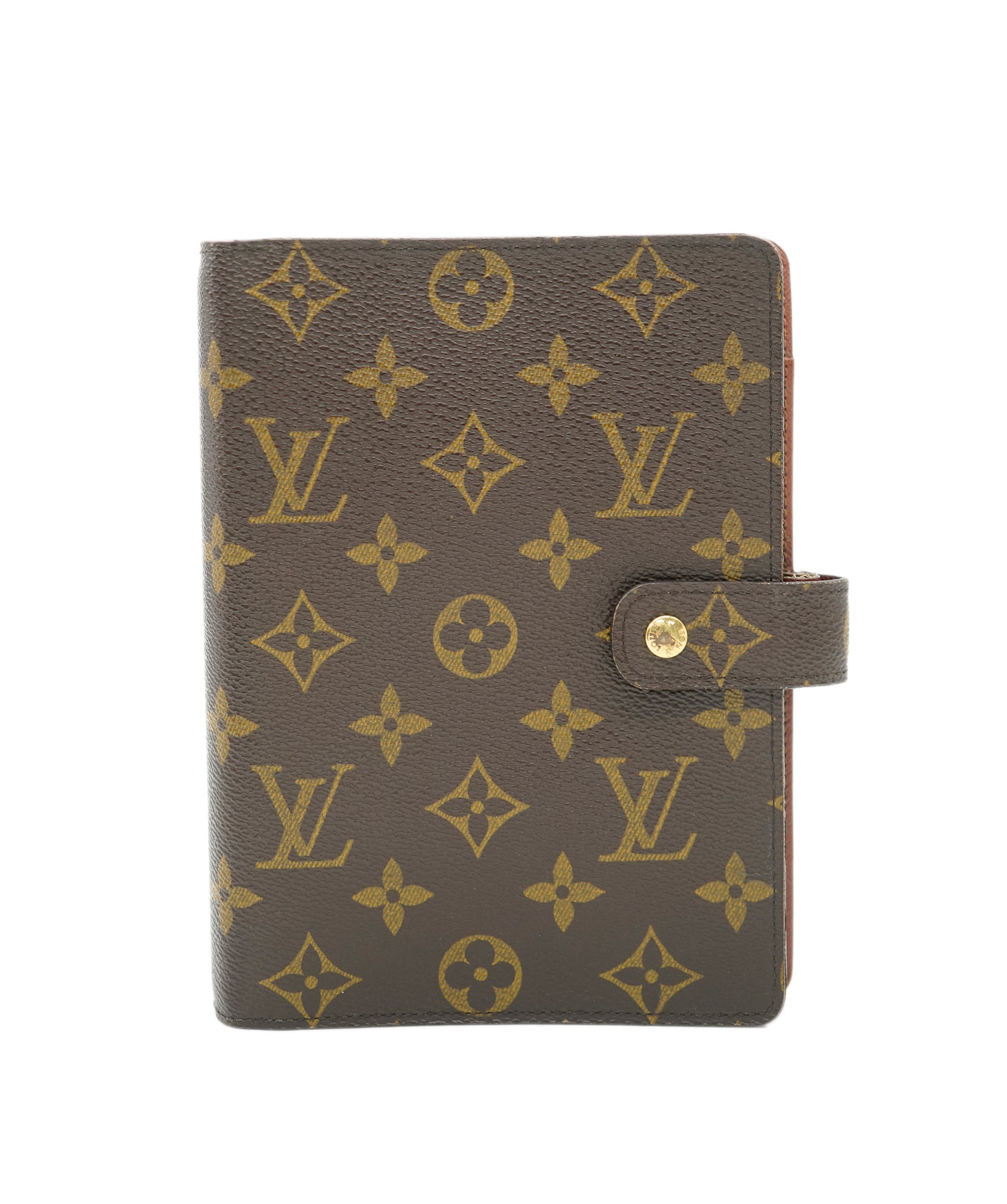 LOUIS VUITTON Monogram Agenda MM Day Planner Cover R20105 LV Auth 70012 DXBV0098