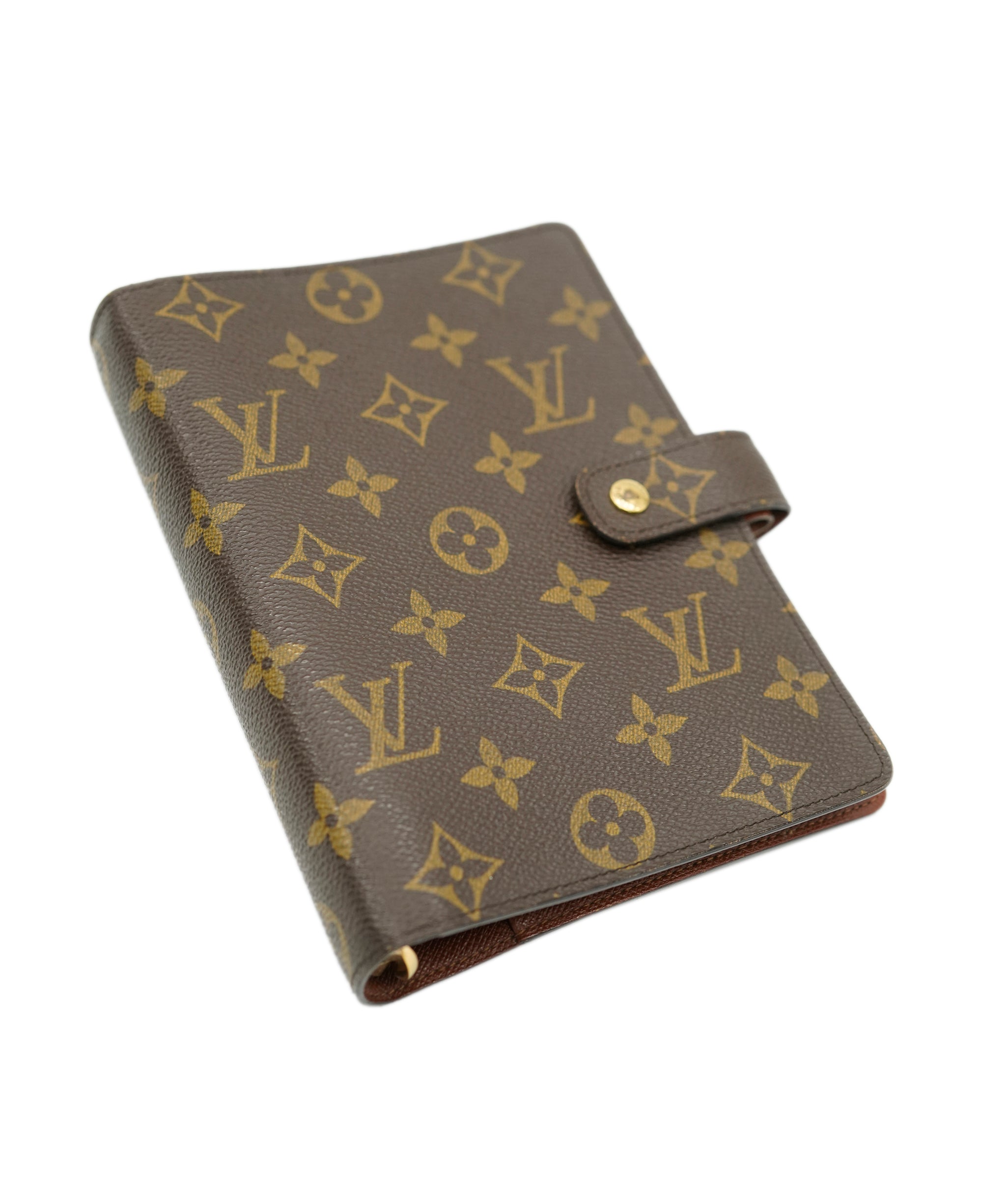 LOUIS VUITTON Monogram Agenda MM Day Planner Cover R20105 LV Auth 70012 DXBV0098