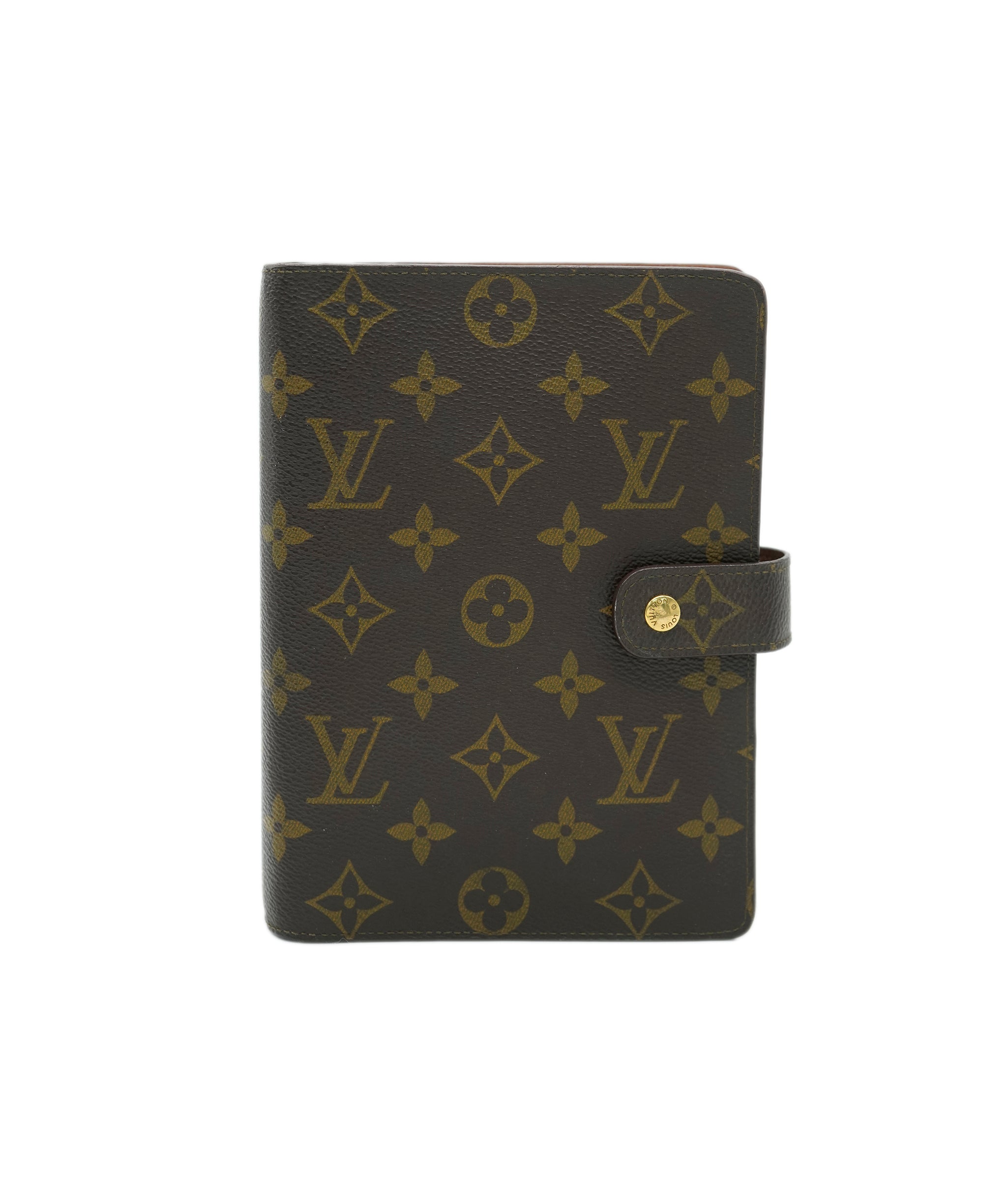 LOUIS VUITTON Monogram Agenda MM Day Planner Cover R20105 LV Auth 52924 DXBV0097