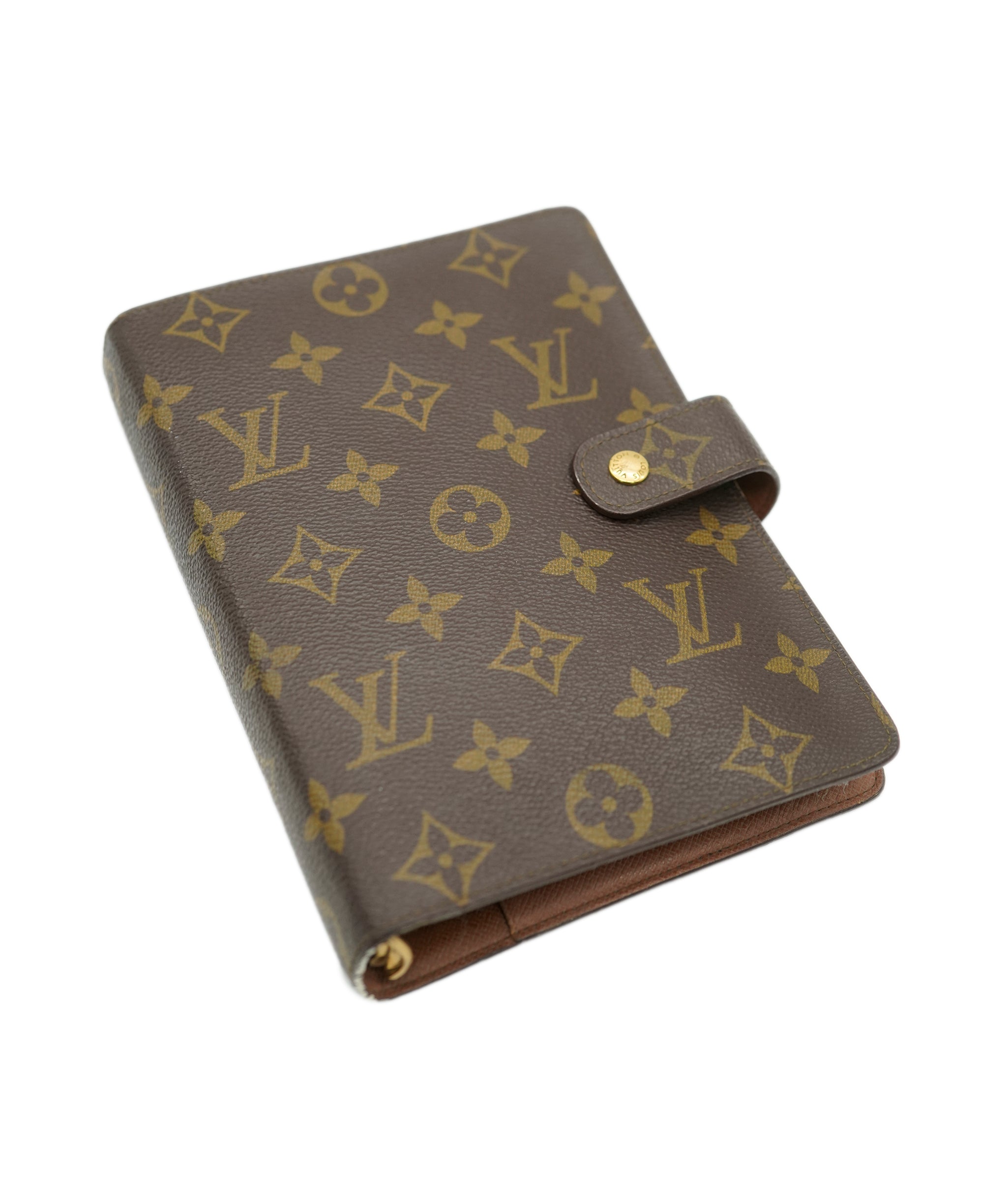 LOUIS VUITTON Monogram Agenda MM Day Planner Cover R20105 LV Auth 52924 DXBV0097