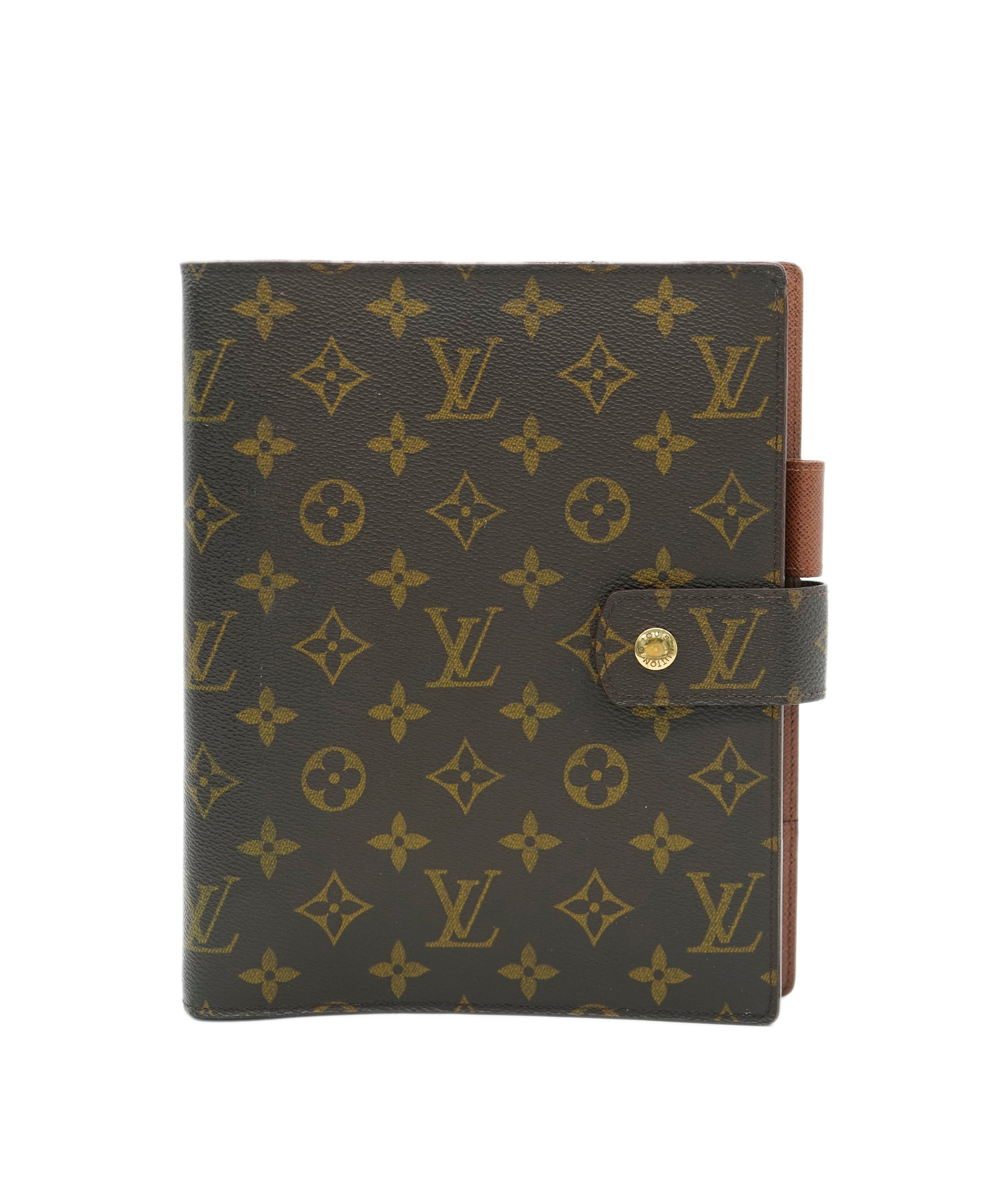 LOUIS VUITTON Monogram Agenda GM Day Planner Cover R20006 LV Auth hk1364 DXBV0094