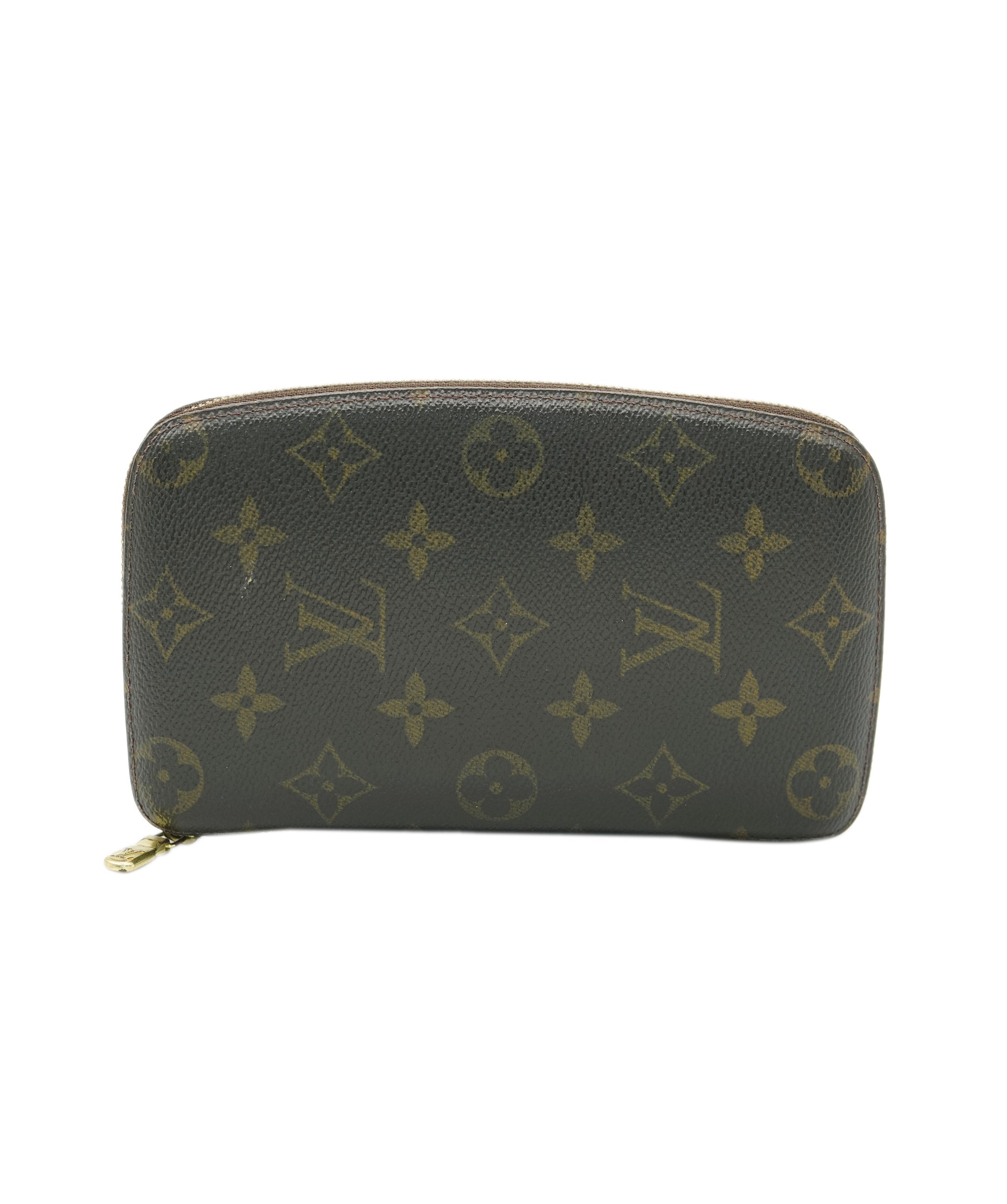 LOUIS VUITTON Monogram Agenda Jet Travel Case M62850 LV Auth tb1113 DXBV0095