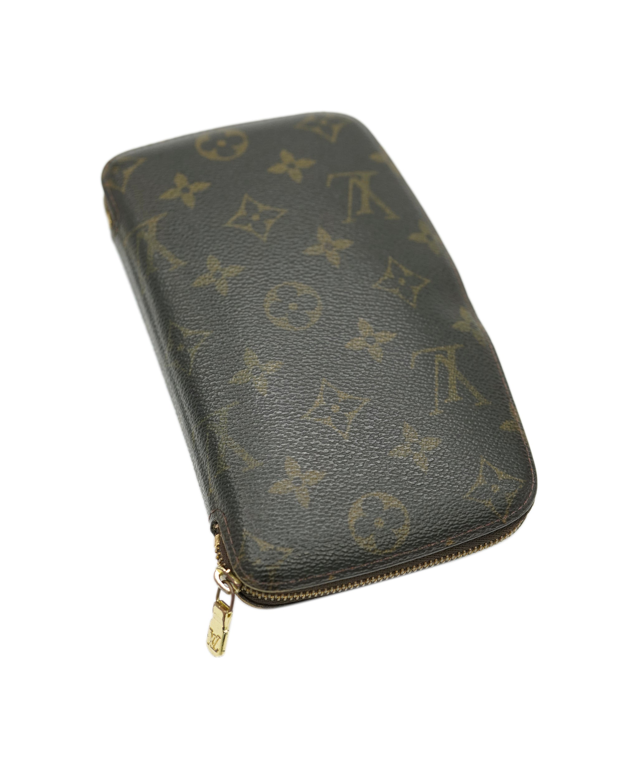 LOUIS VUITTON Monogram Agenda Jet Travel Case M62850 LV Auth tb1113 DXBV0095