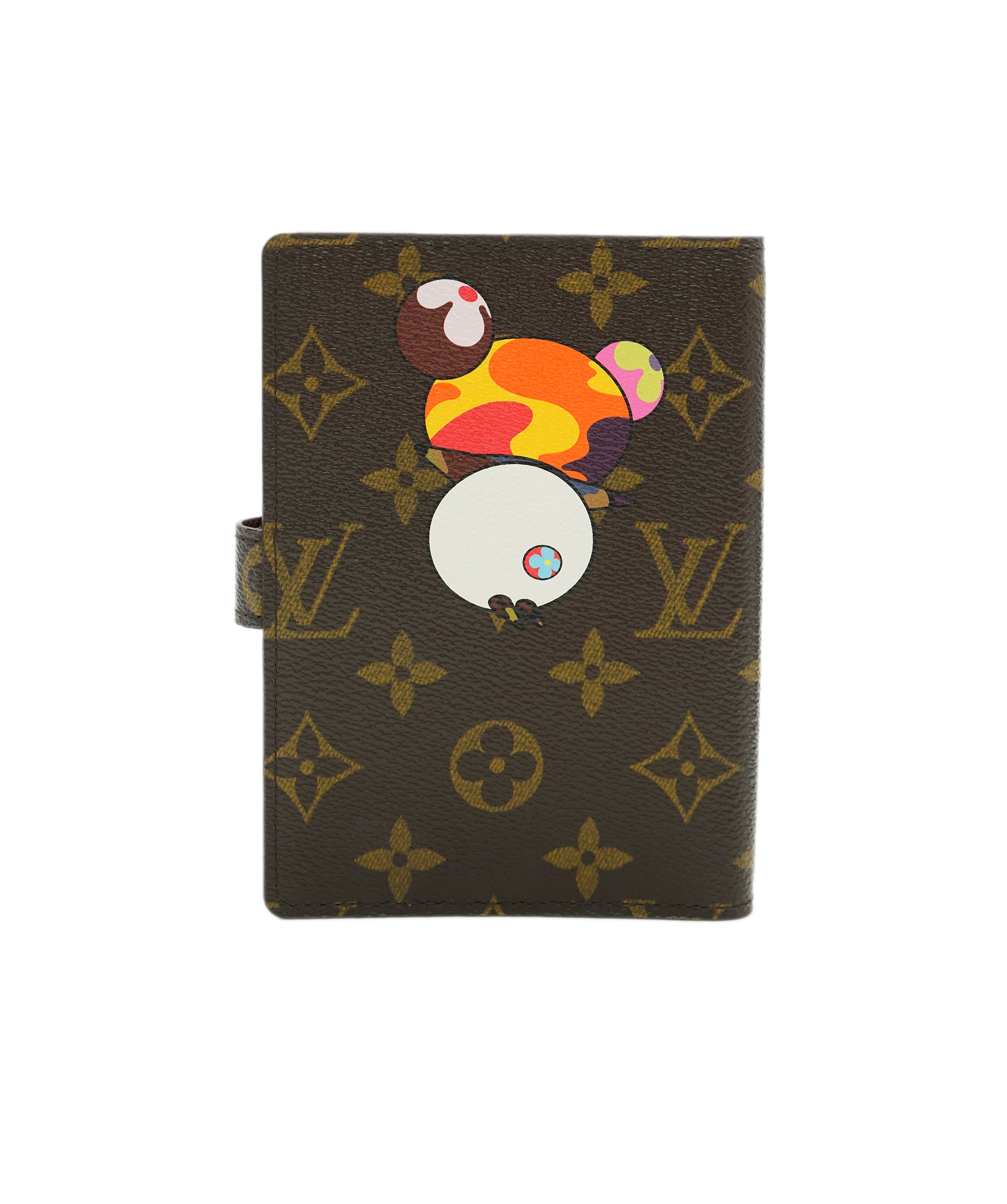 LOUIS VUITTON Monogram Panda Agenda PM Day Planner Cover R20011 LV Auth ac2579A DXBV0103