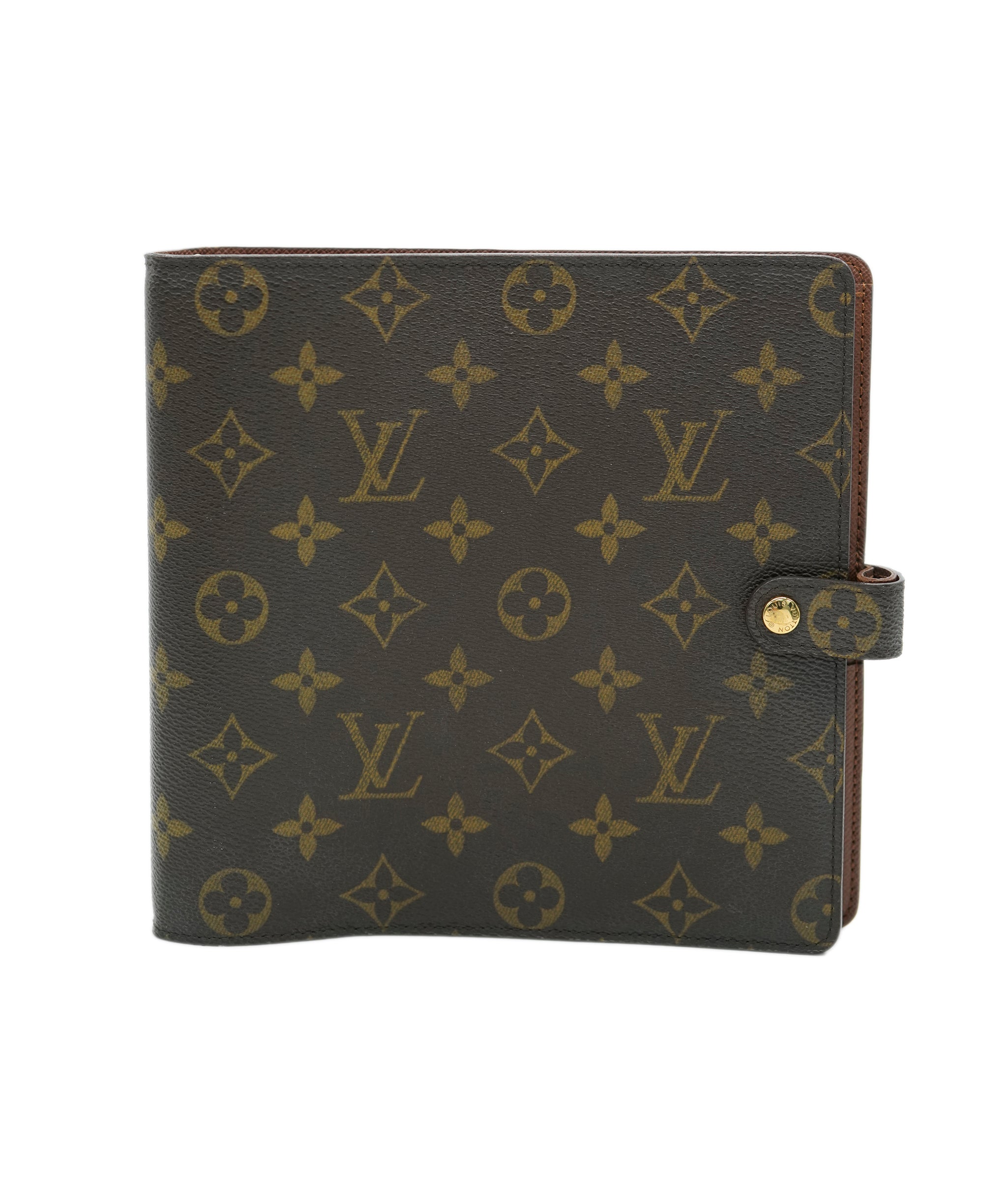 LOUIS VUITTON Monogram Agenda scrapbook Day Planner Cover R20955 LV Auth yk4249 DXBV0102