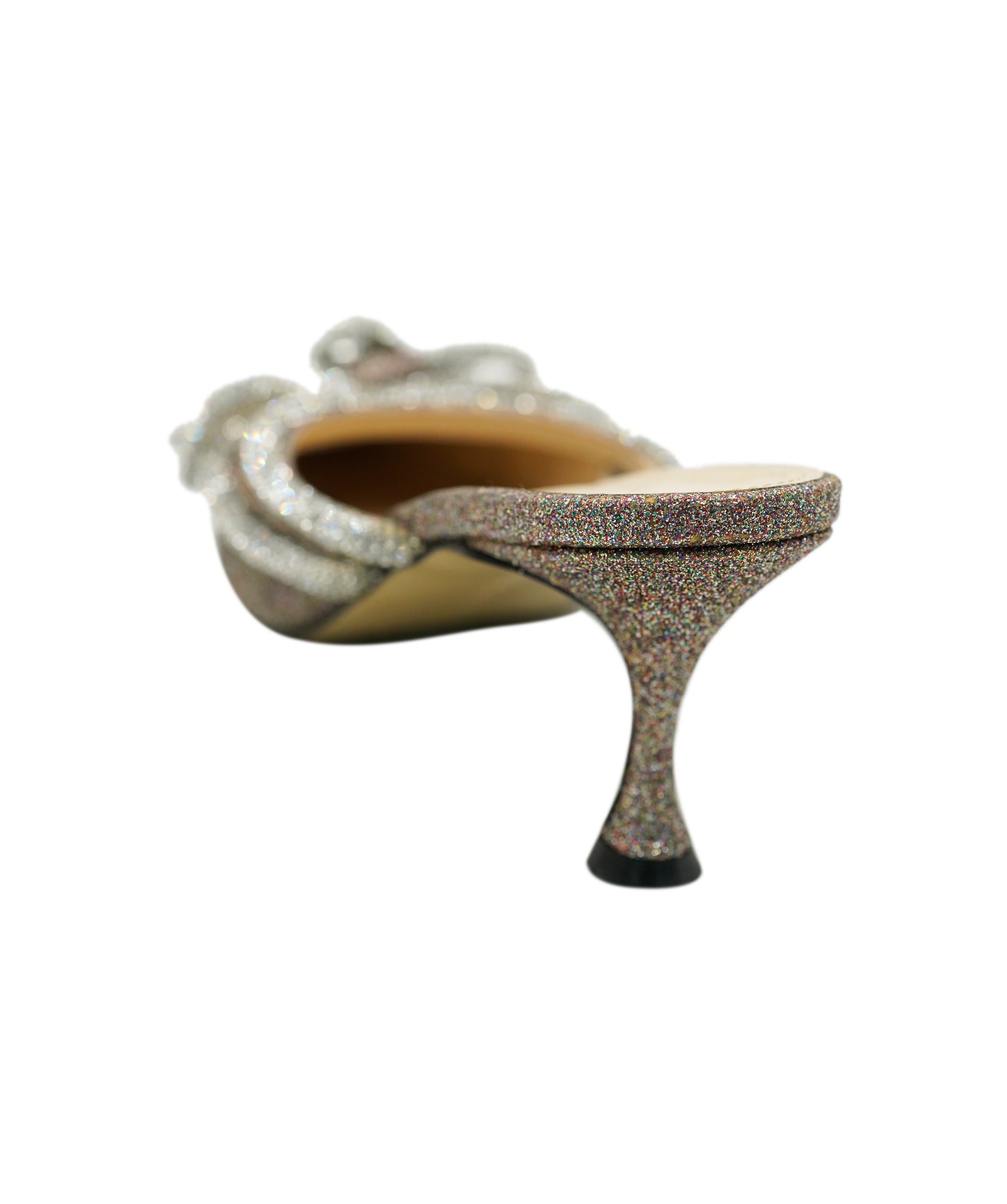 Mach & Mach Multicolour Glitter Bow Mules EU 38 ALC1890