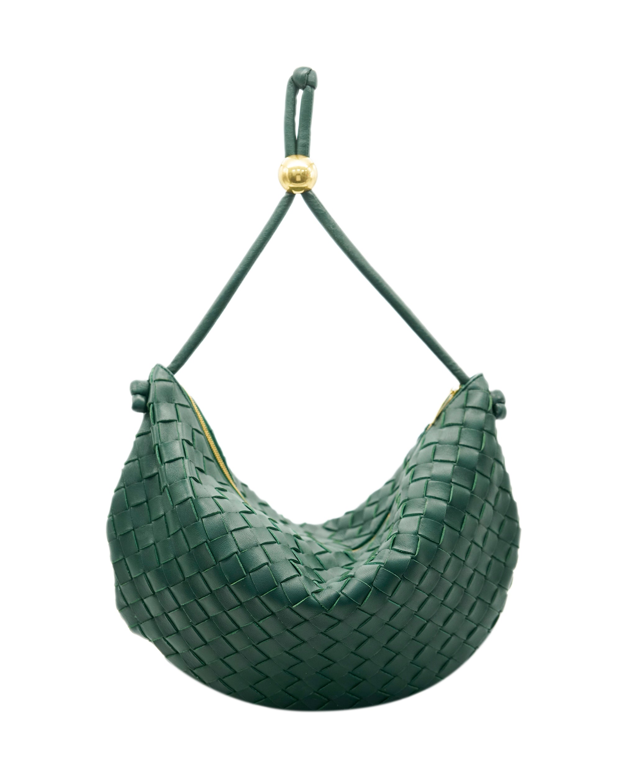 Bottega Forest Green Shoulder Bag * Current Season * ALC1912