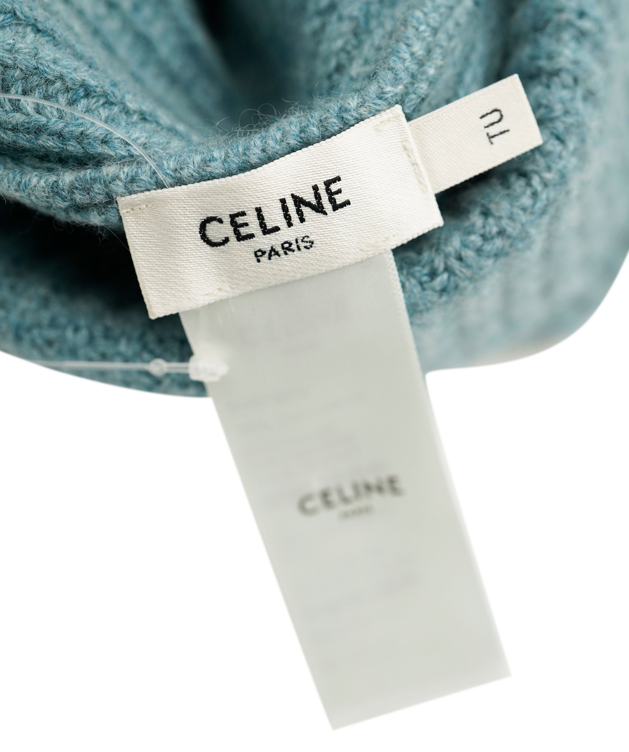 Celine Blue Cashmere Logo Beanie ALC1921