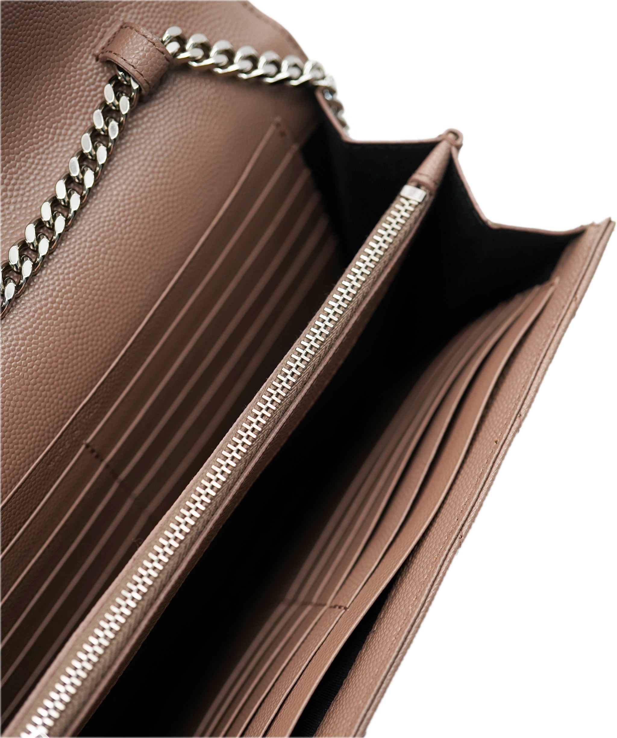 Saint Laurent Chevron Crossbody Beige Bag ALC1923