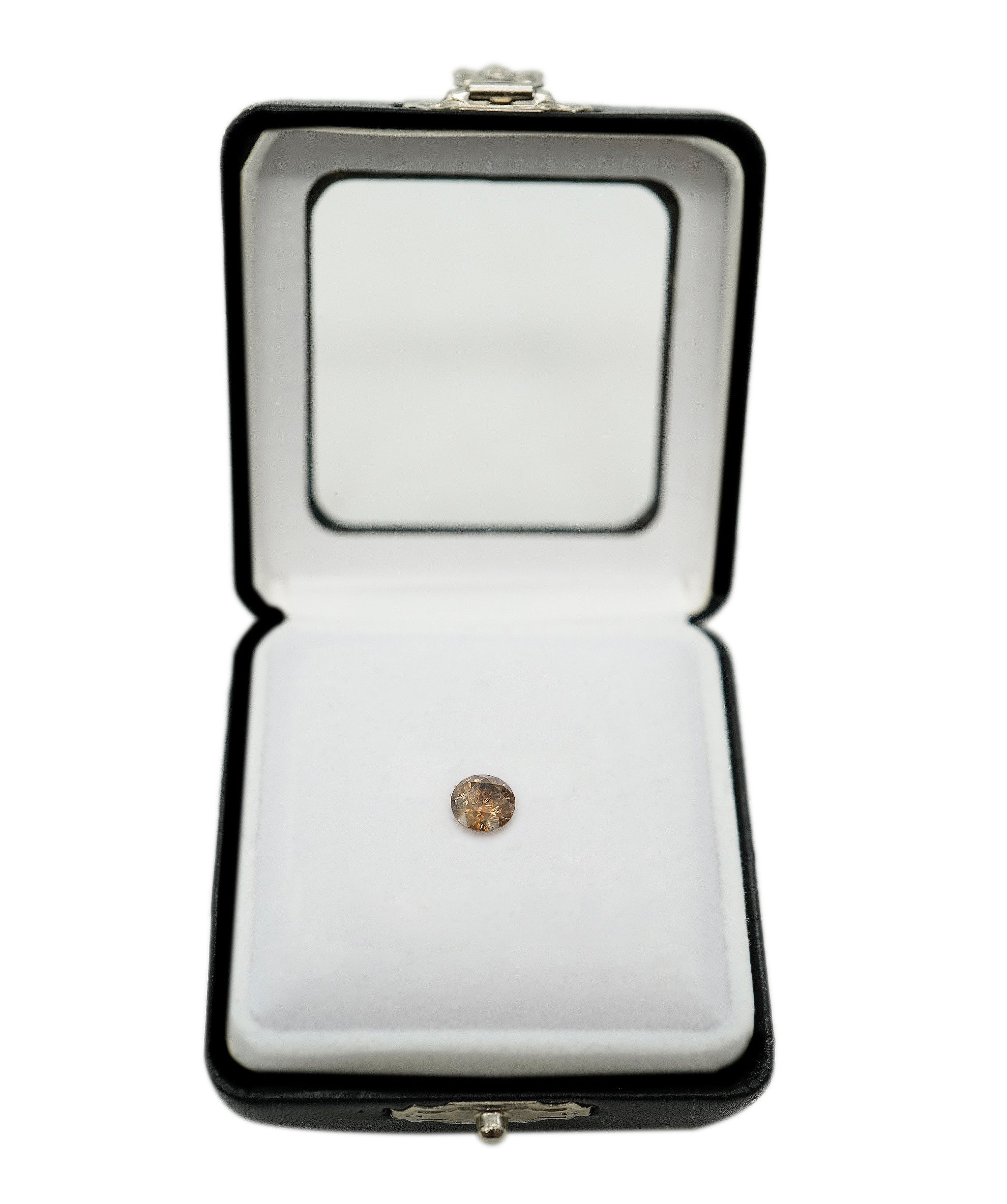 1.17ct ROUND FANCY COGNAC DIAMOND ANL-S30-63