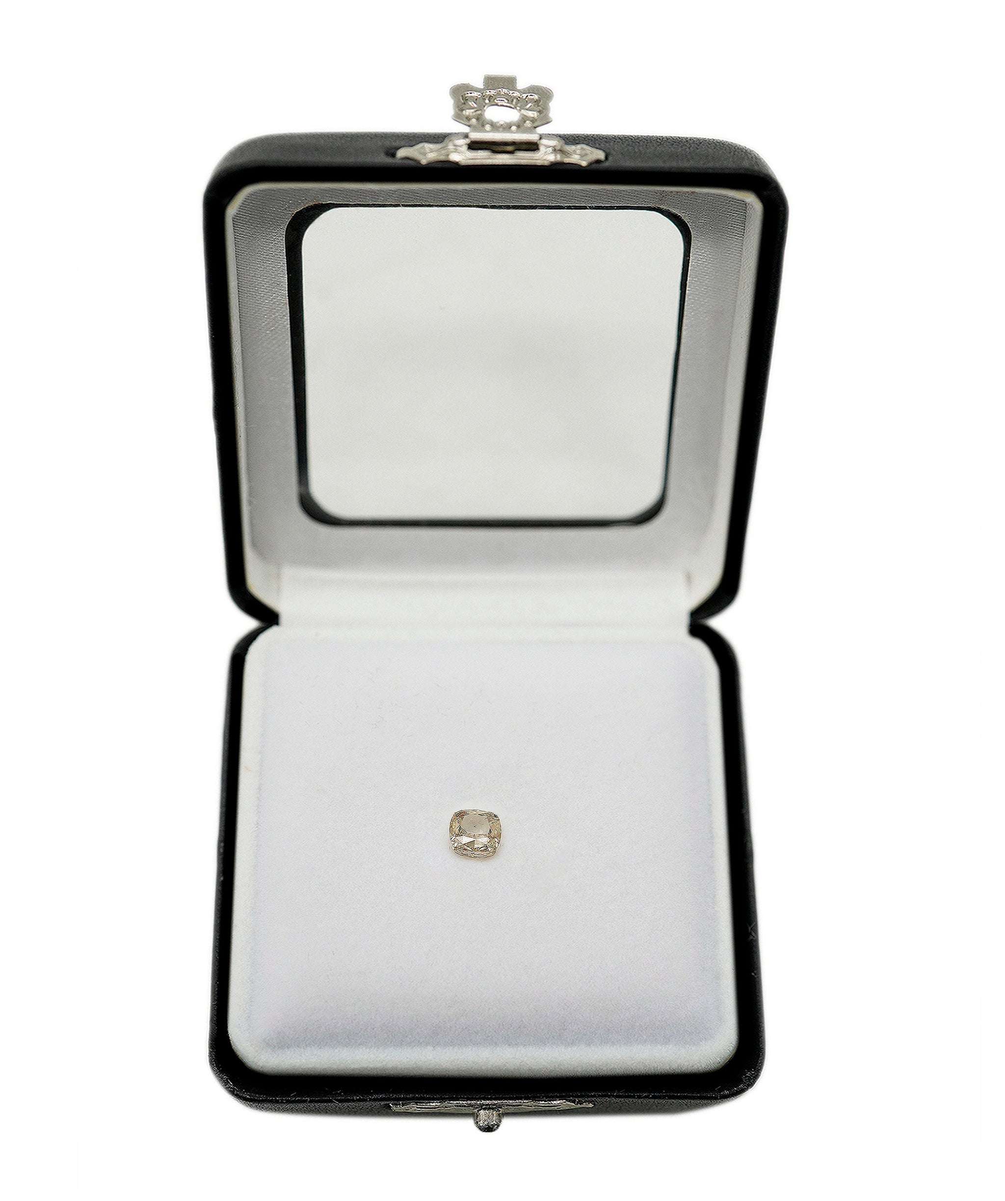 1.01ct CUSHION FANCY CHAMPAGNE DIAMOND ANL-S30-109