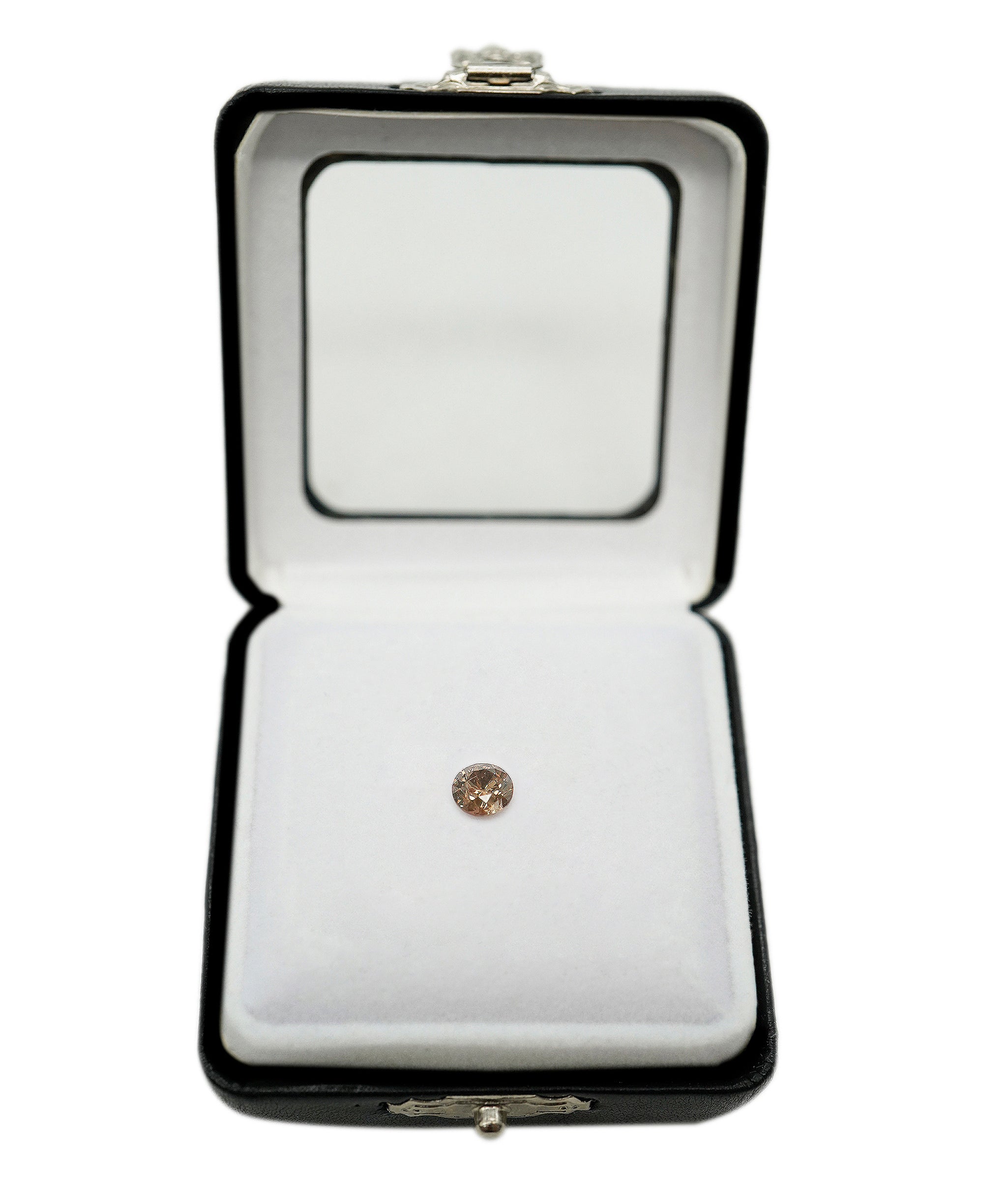 1.01ct ROUND ORANGE DIAMOND ANL-S30-85