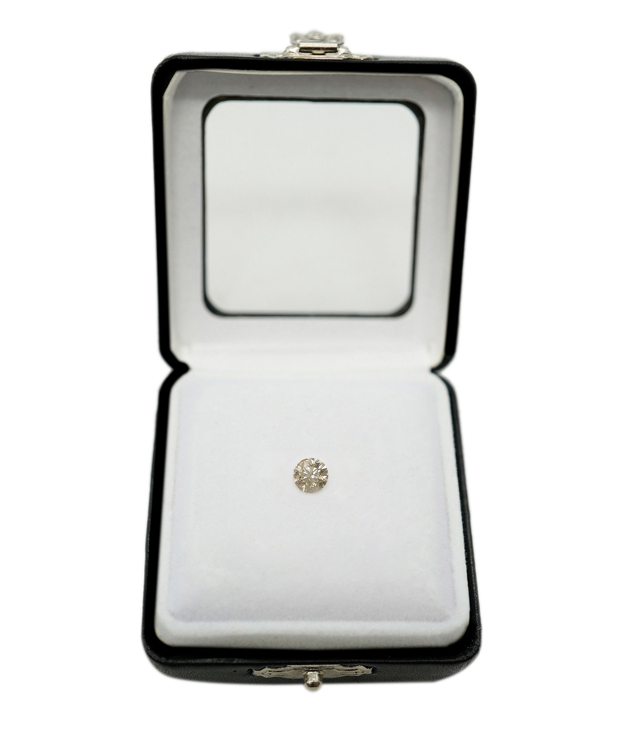 0.92ct ROUND GOLDEN CHAMPAGNE DIAMOND ANL-S30-58