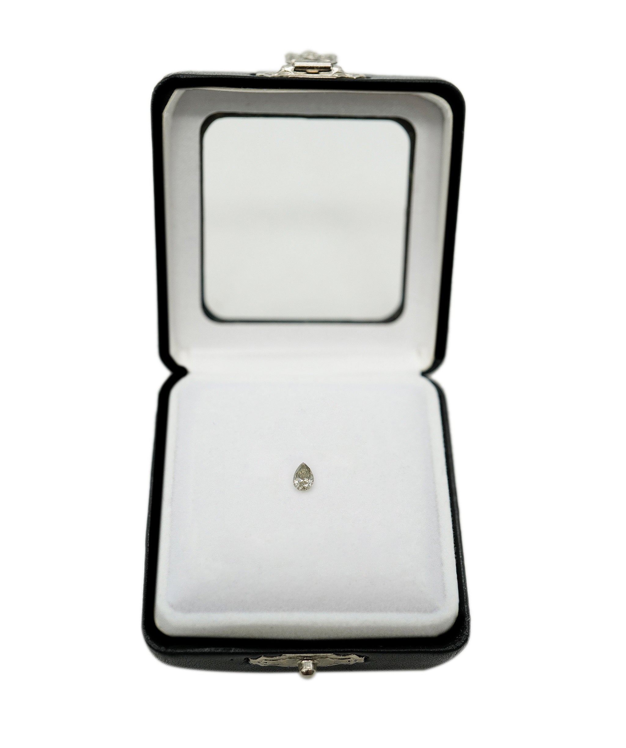 0.3ct PEAR  GREENISH GREY DIAMOND ANL-S30-121