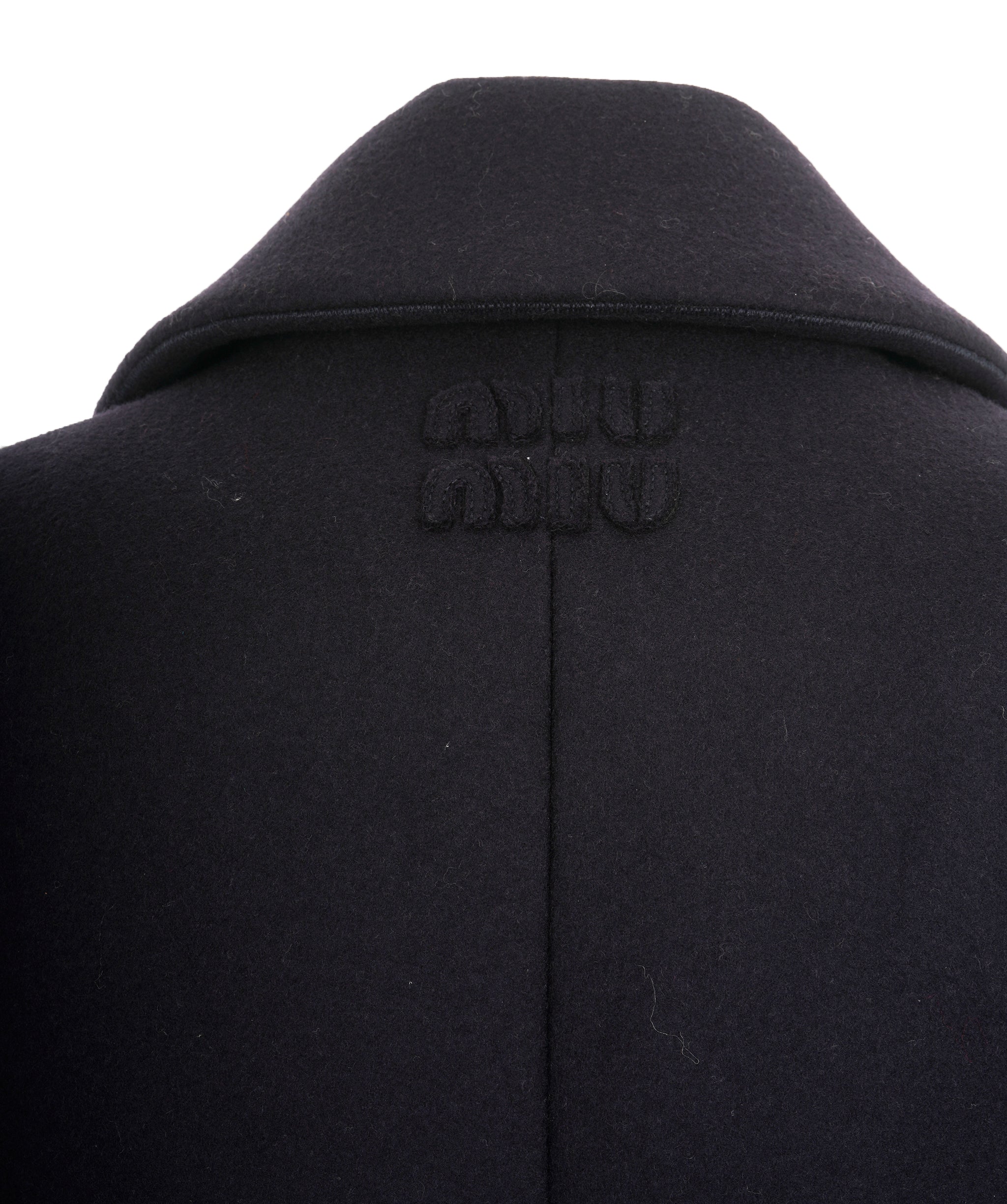 Miu Miu Navy Logo Jacket 38 ALC1939