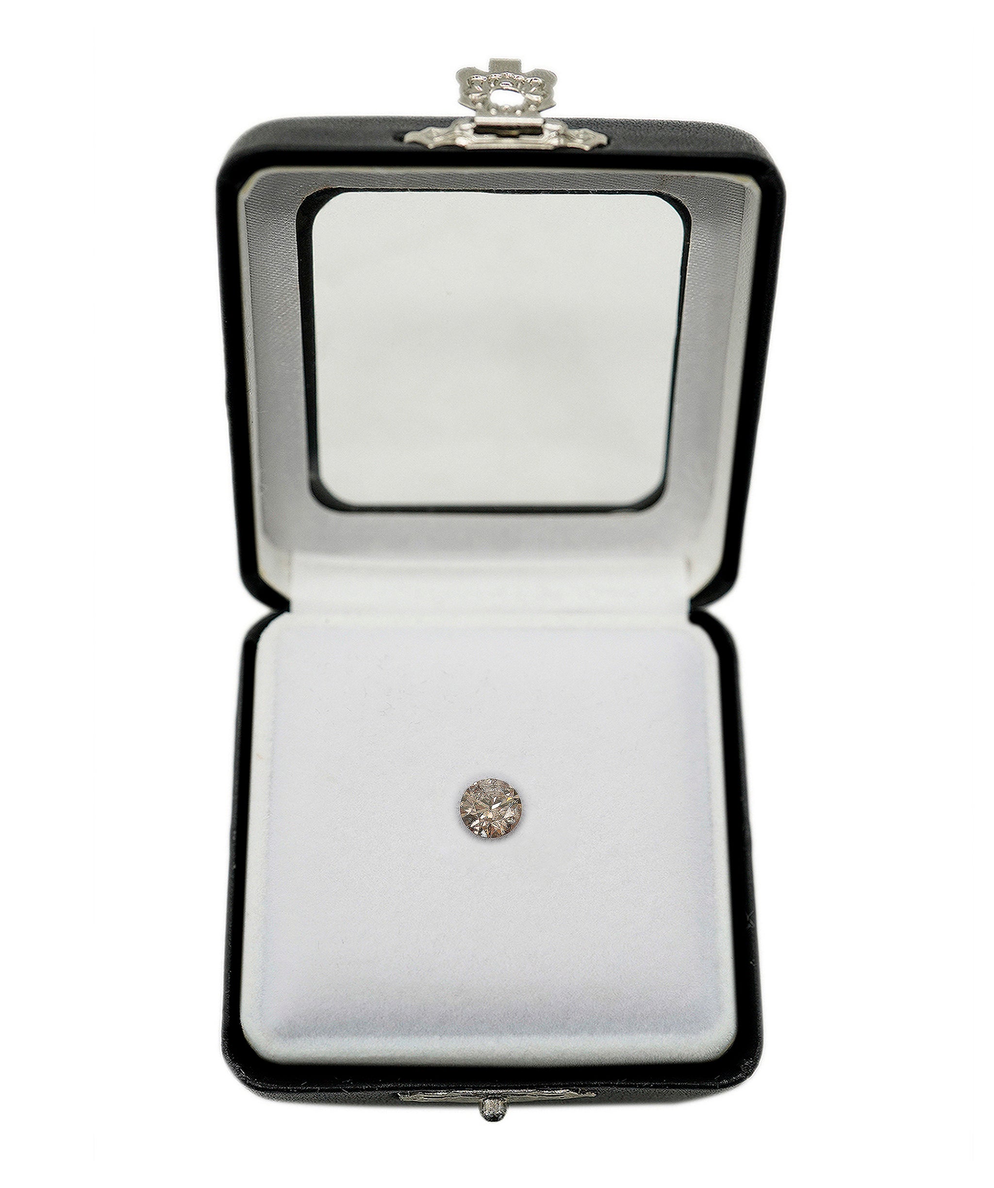 1.02ct ROUND FANCY CHAMPAGNE DIAMOND ANL-S30-86