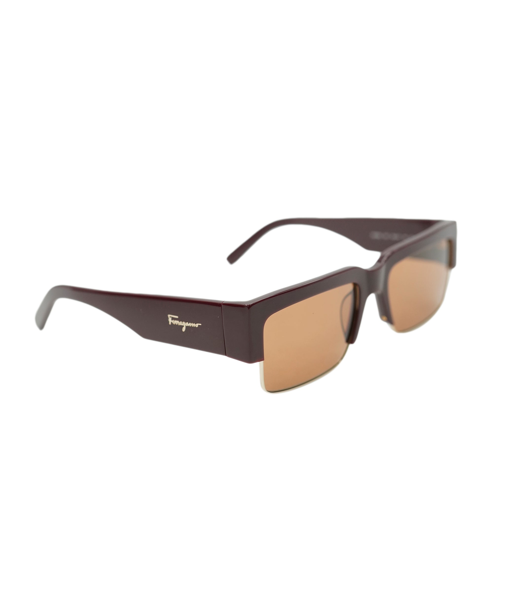 Ferragamo vintage burgundy sunglasses ABL0015