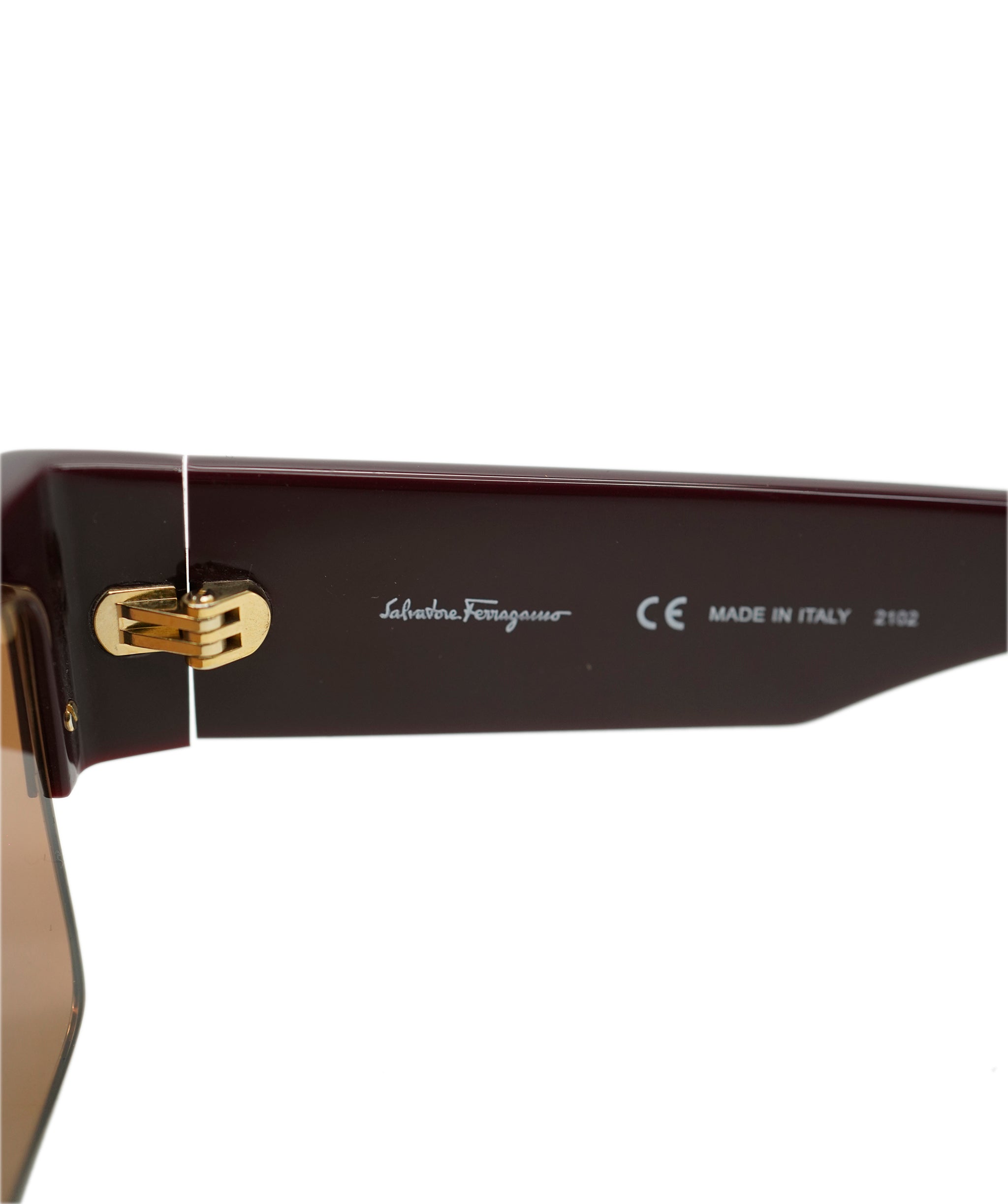 Ferragamo vintage burgundy sunglasses ABL0015