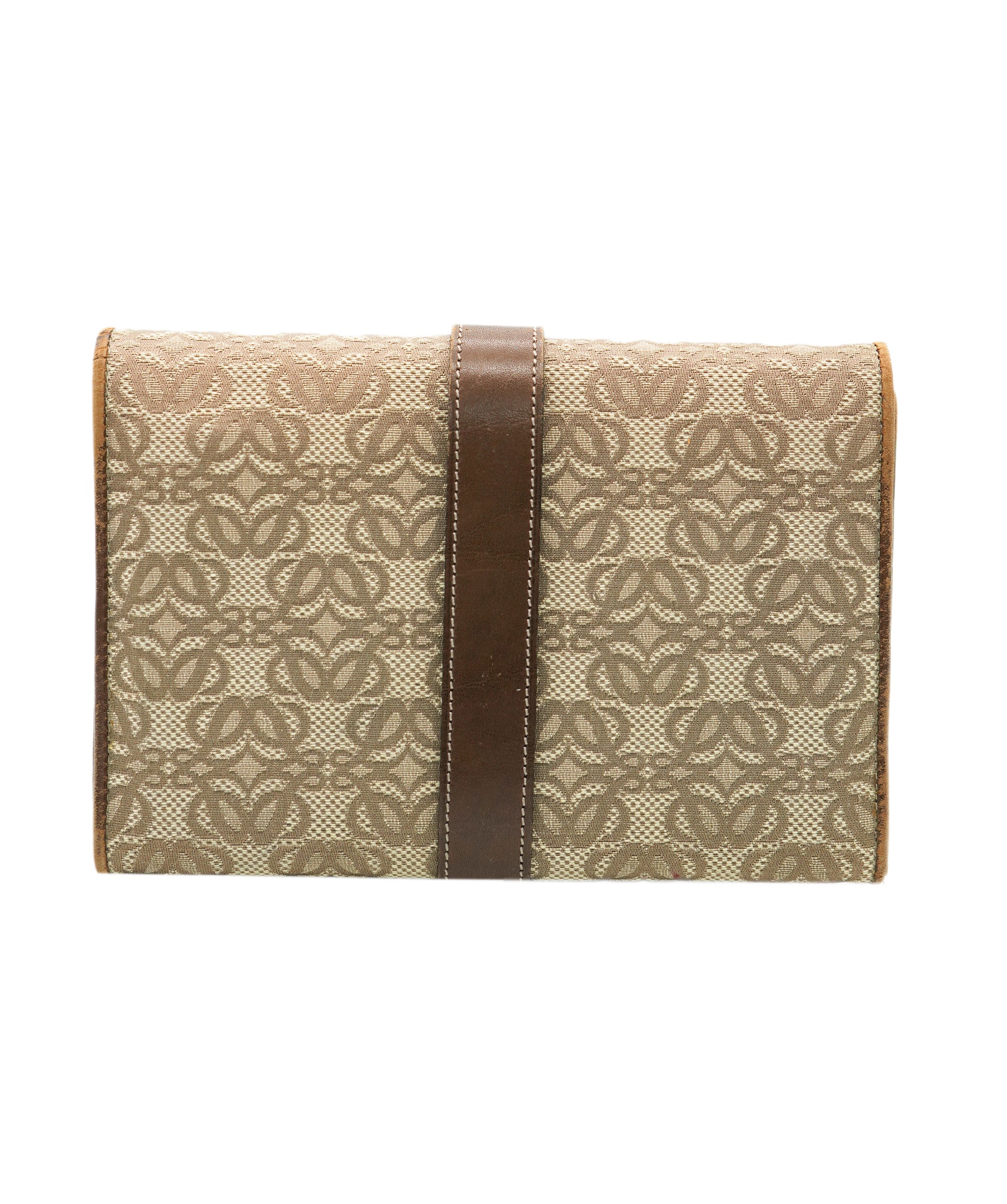 Vintage brown monogram loewe agenda  ABL0017