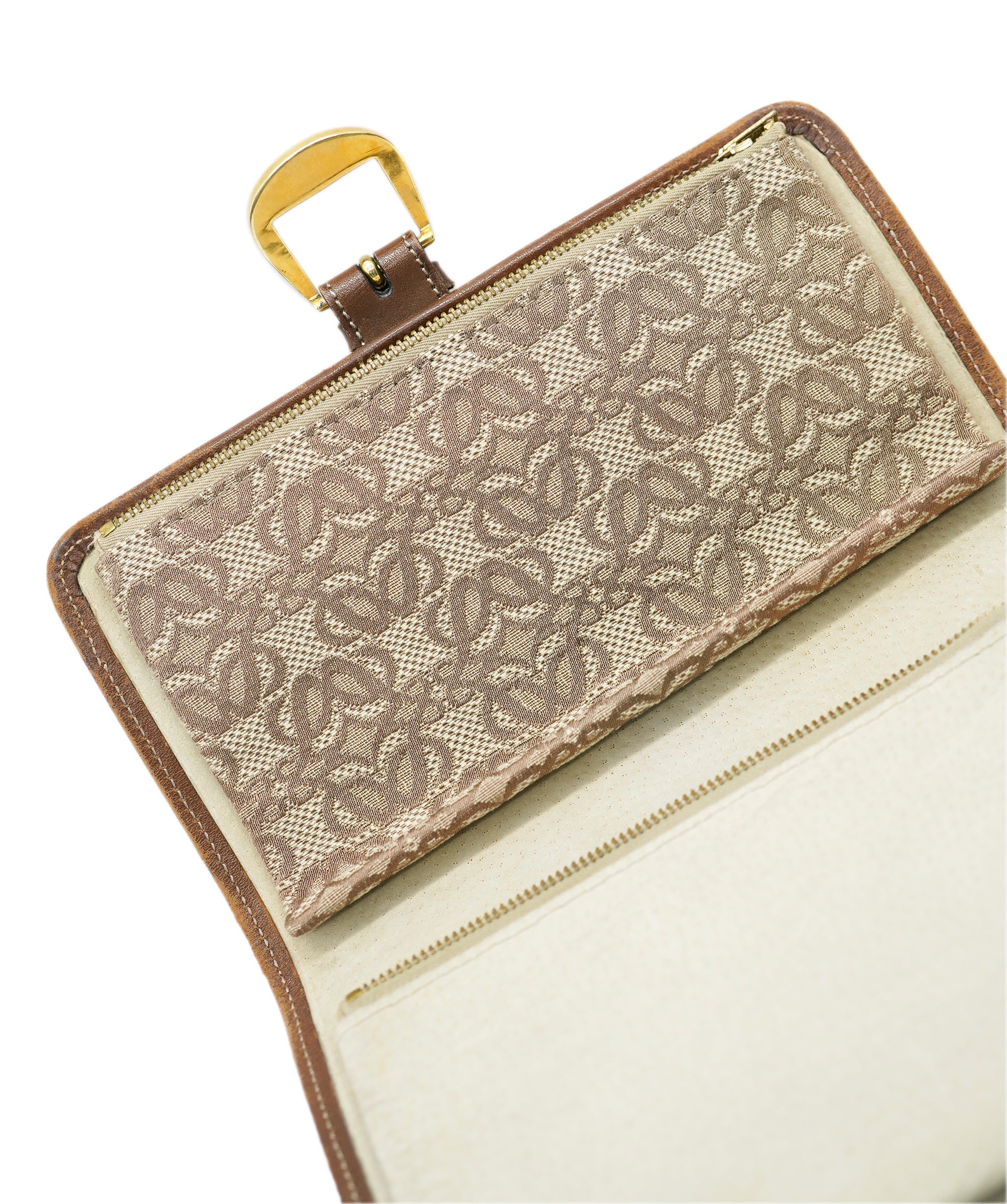 Vintage brown monogram loewe agenda  ABL0017