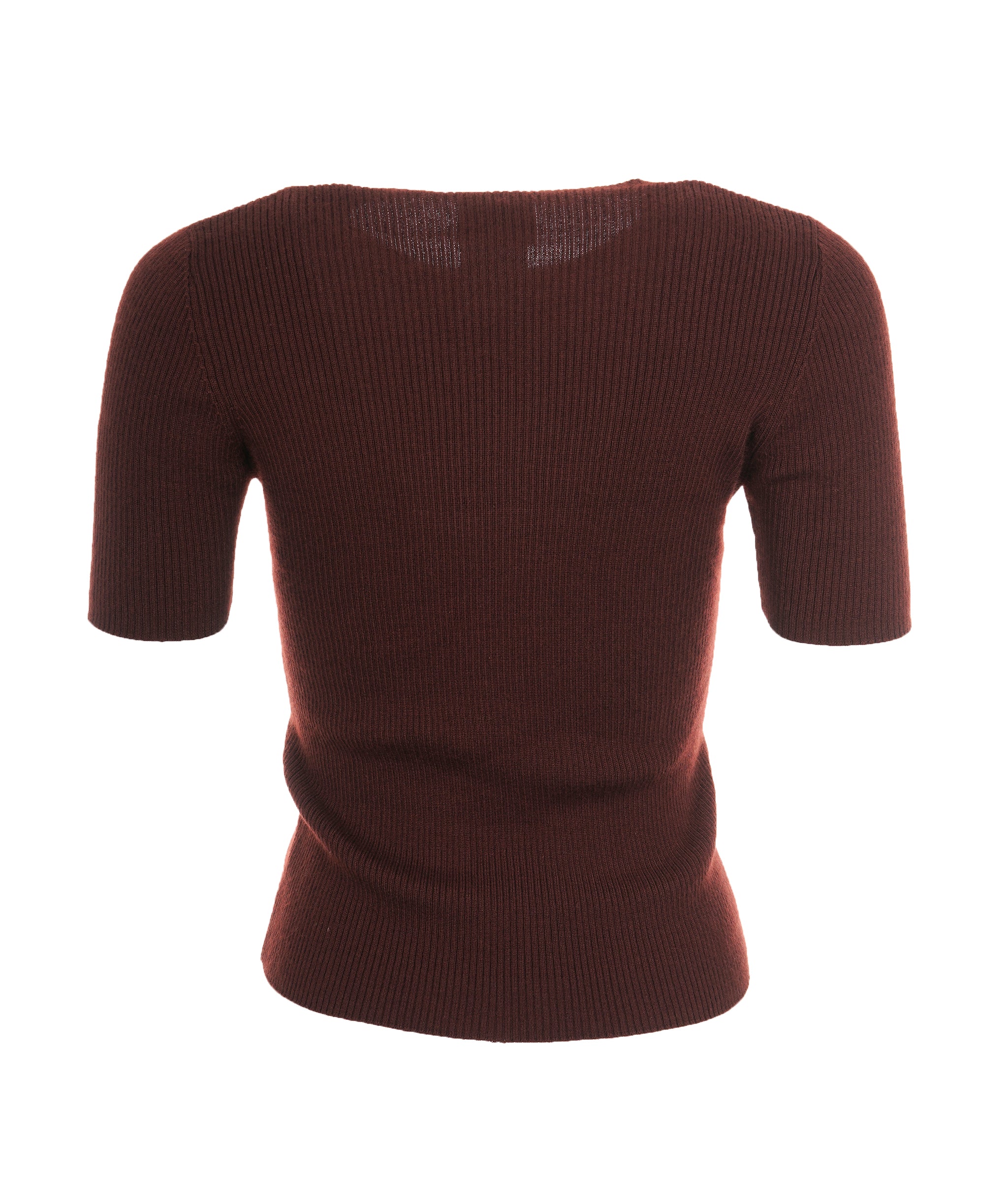 Chanel CC pocket Cashmere Top Brown  DXBS0161