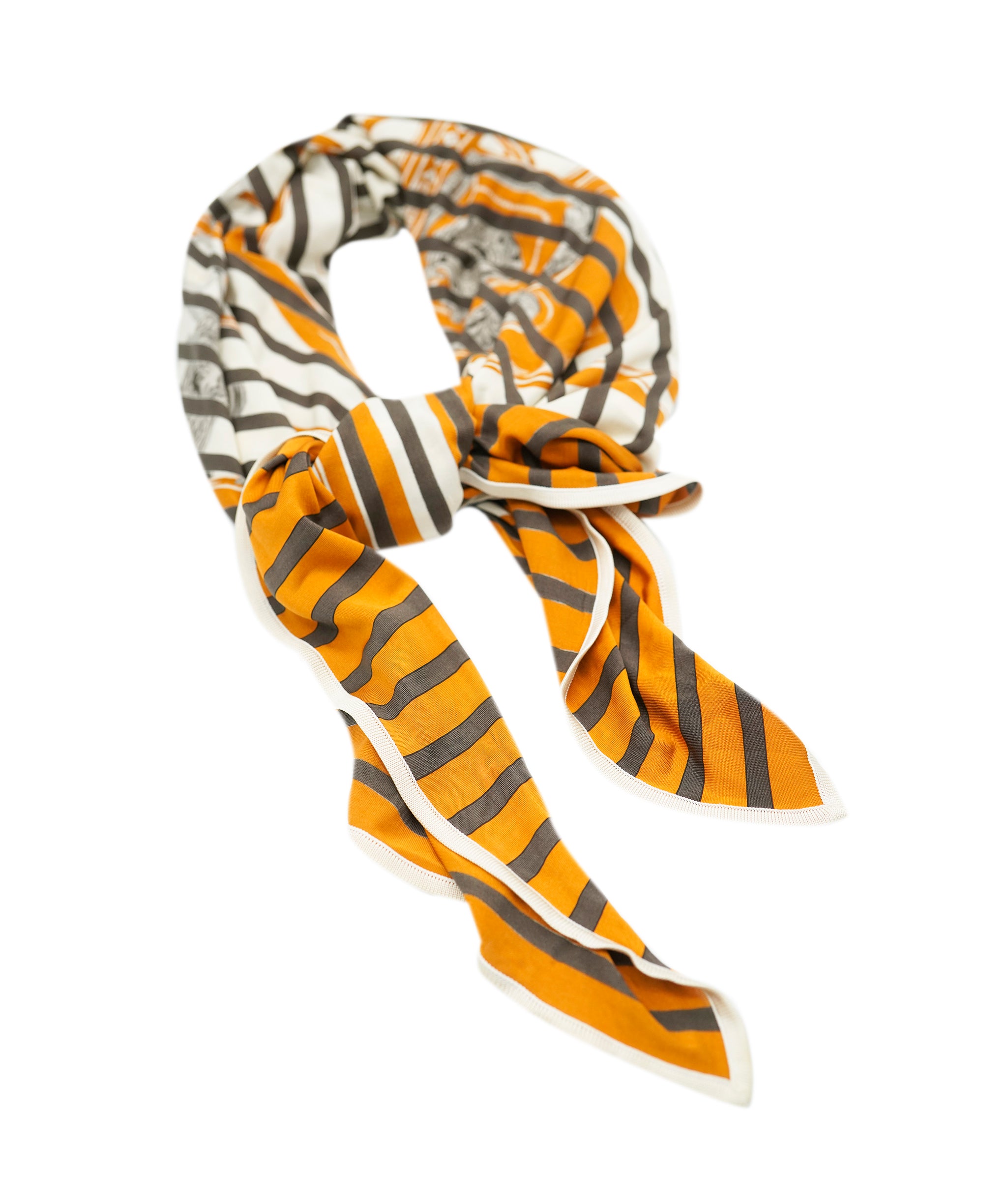 Hermes brides de gala forever stripe 90 scarf  ABL0014