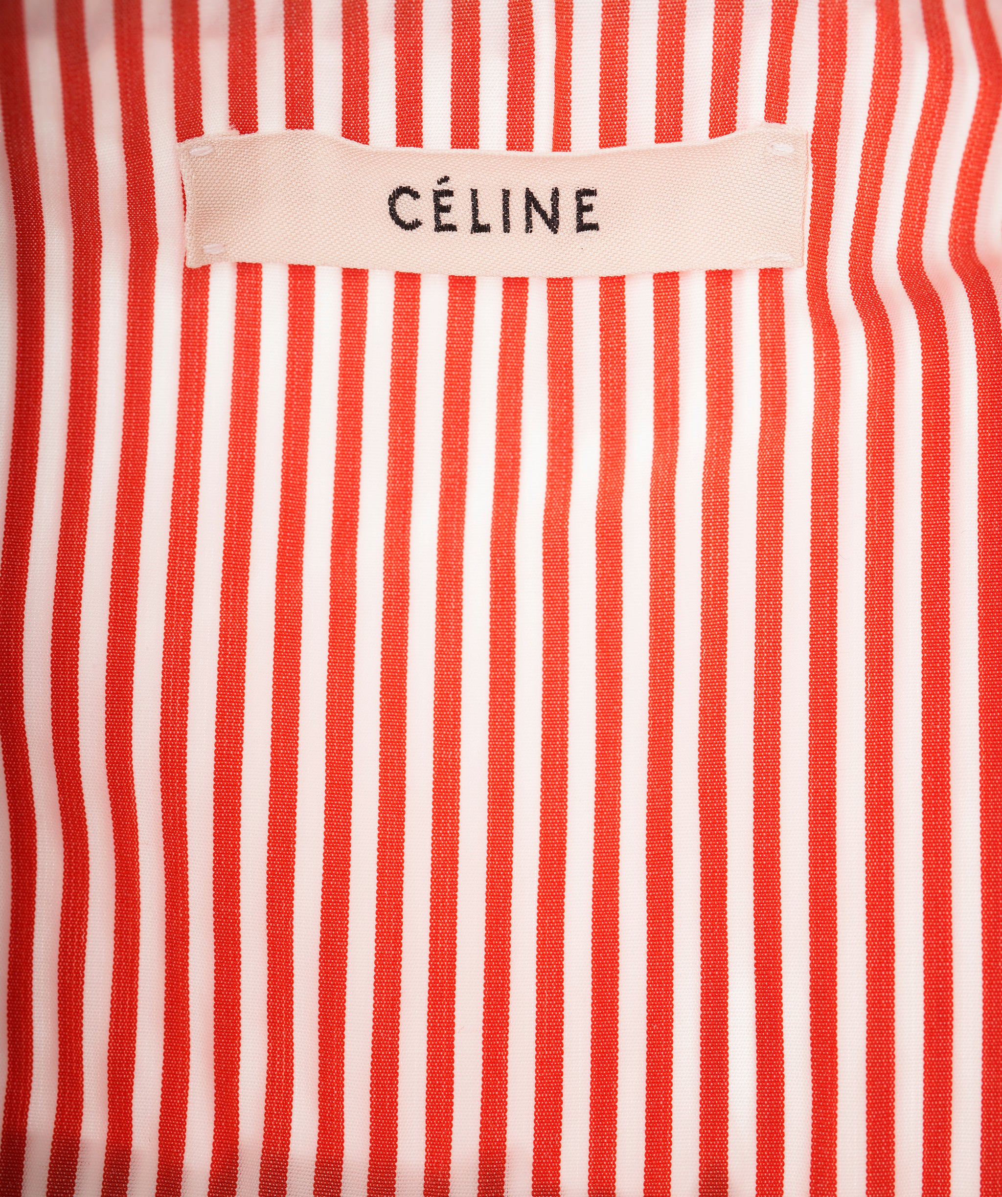 Celine Tank Top Cotton White Red DXBS0159