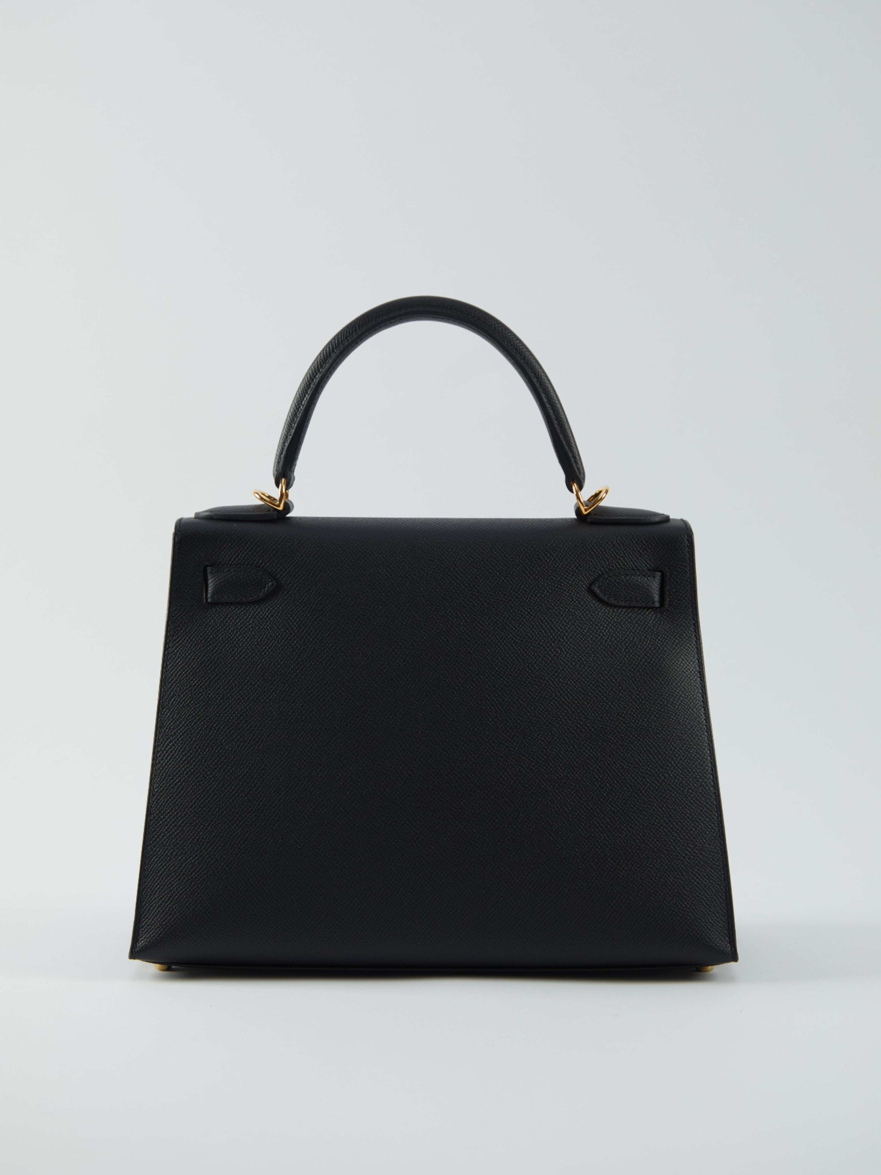 HERMÈS KELLY 28CM BLACK Epsom Leather with Gold Hardware