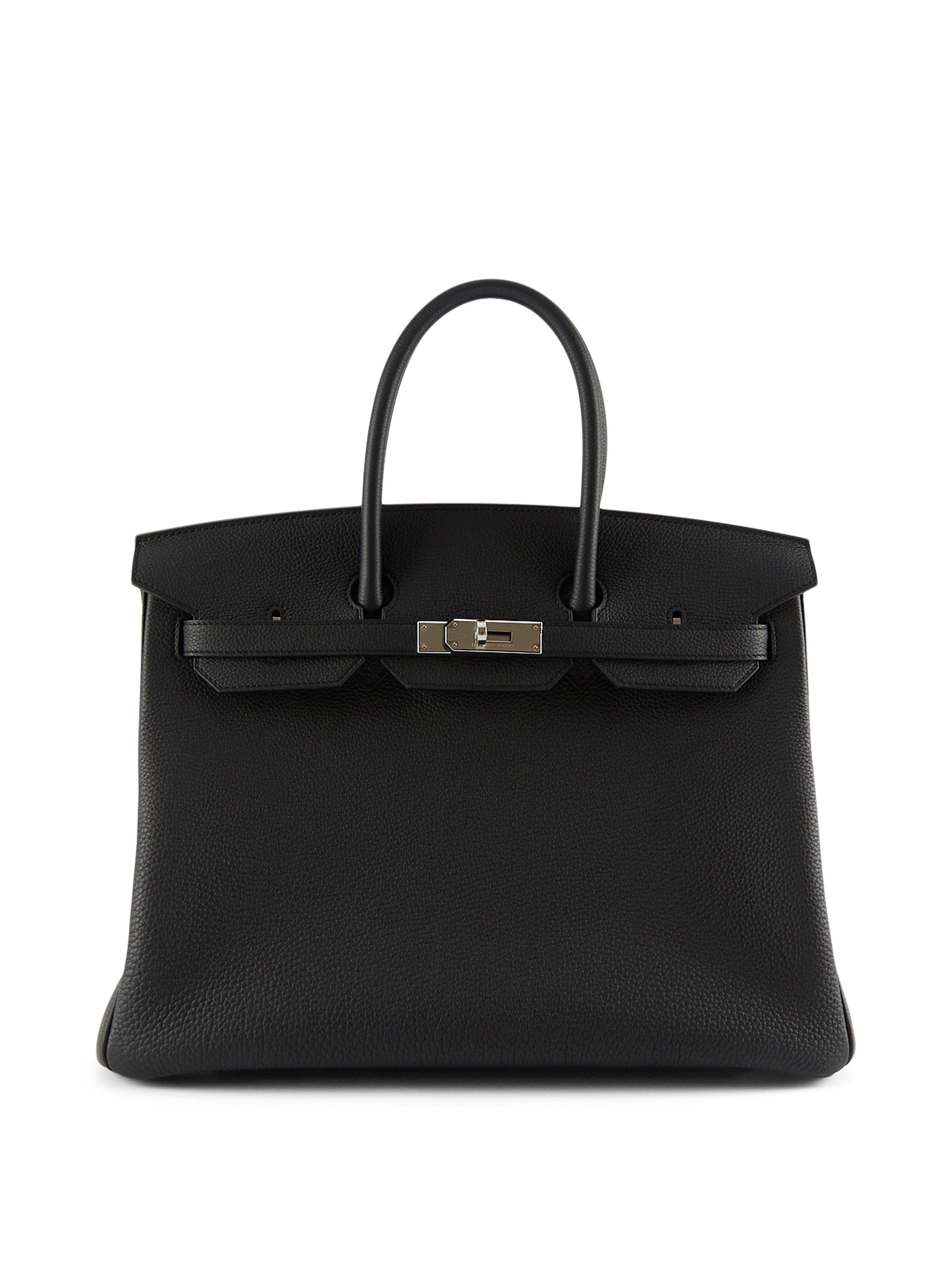 HERMÈS BIRKIN 35CM BLACK Togo Leather with Palladium Hardware