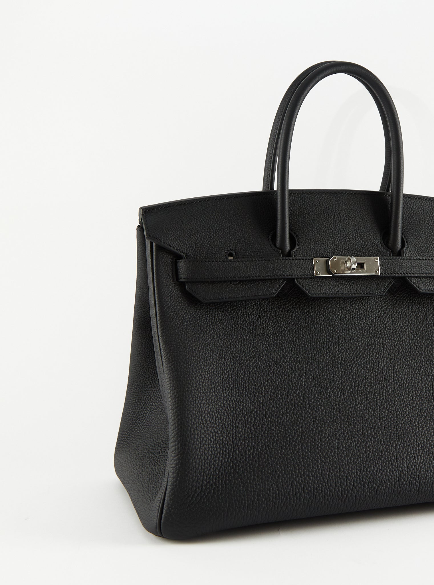 HERMÈS BIRKIN 35CM BLACK Togo Leather with Palladium Hardware