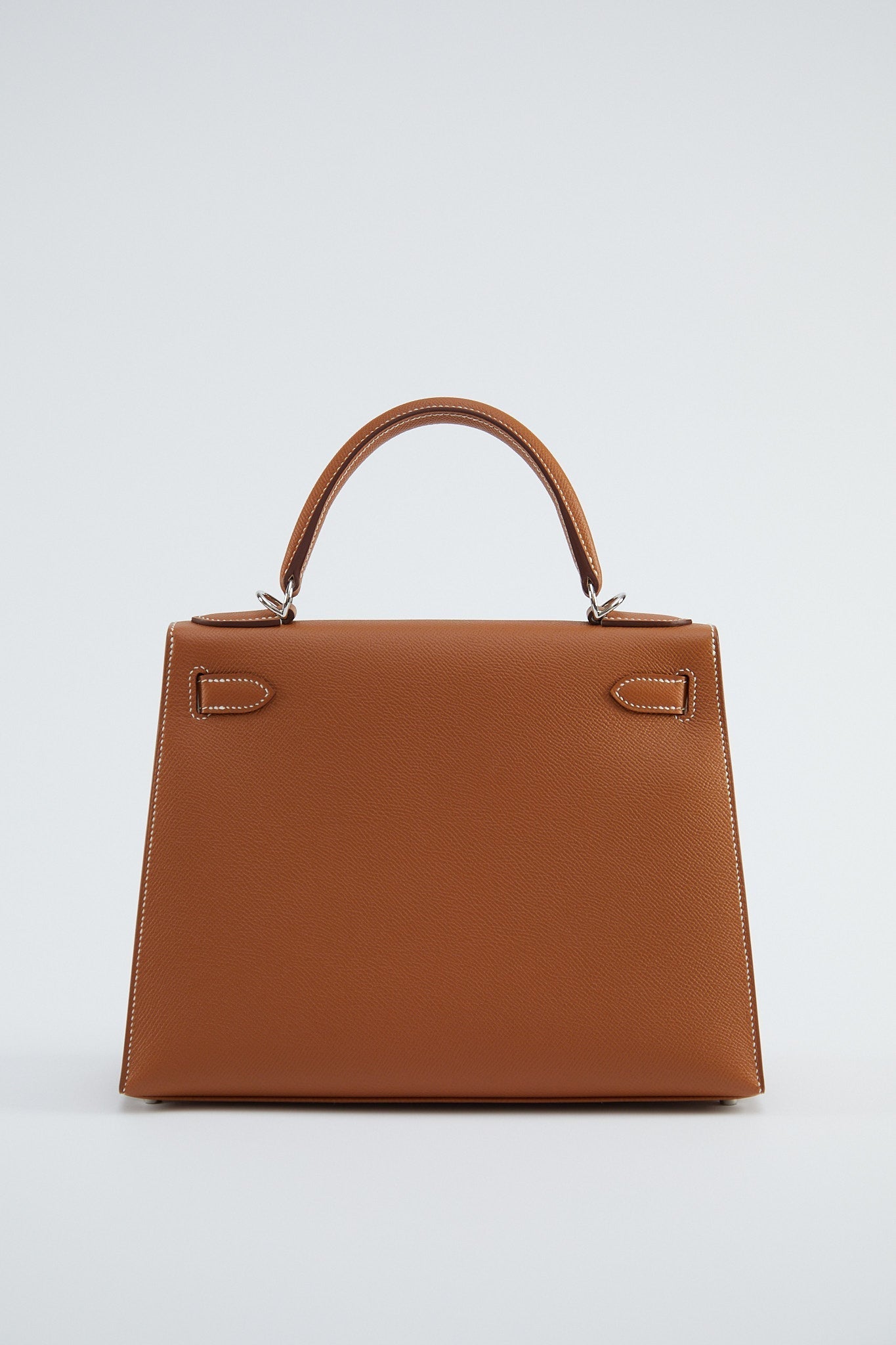 HERMÈS KELLY 28CM SELLIER GOLD Epsom Leather with Palladium Hardware