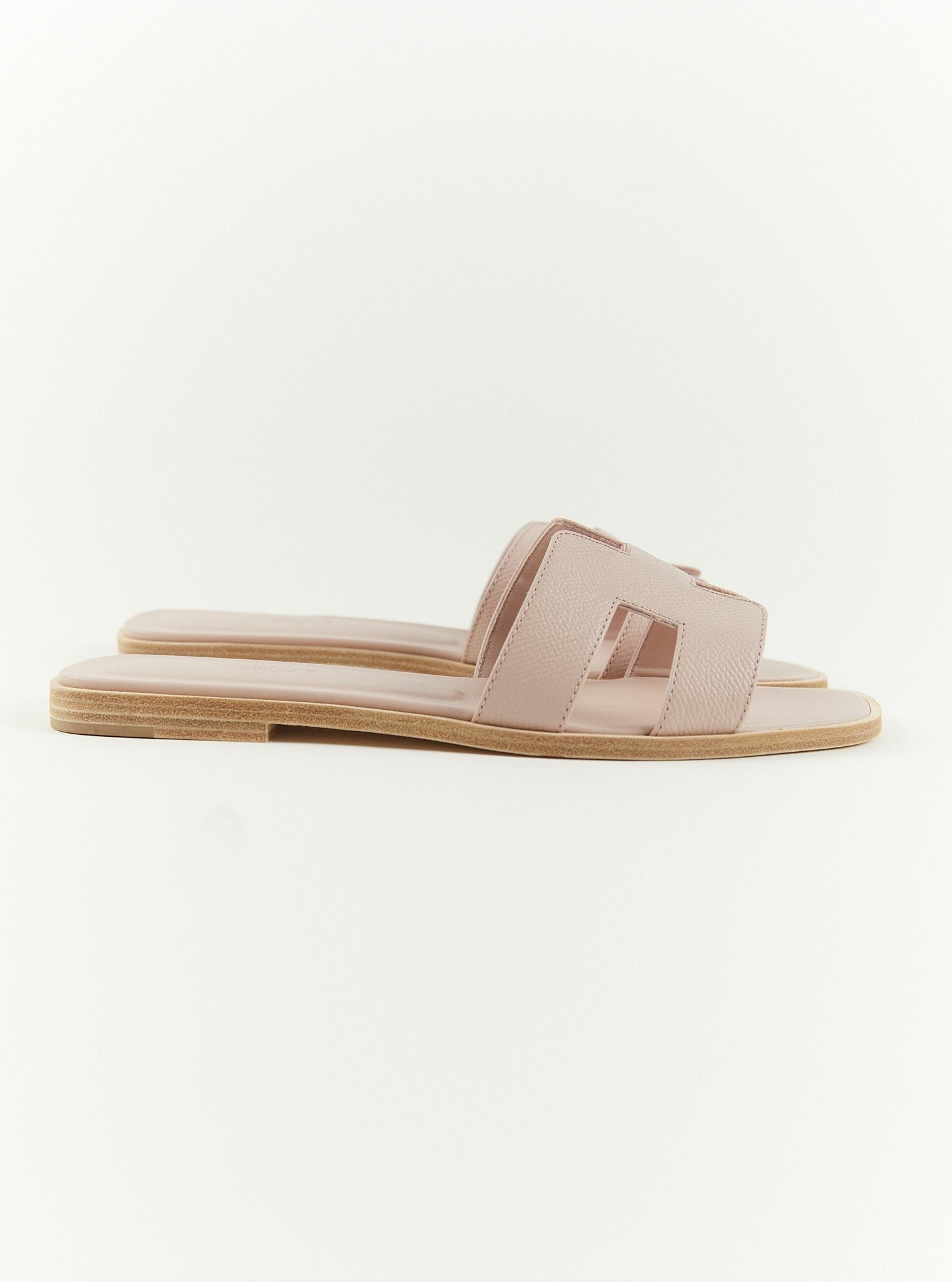 HERMÈS ORAN SANDAL Rose Porcelaine - Size 40