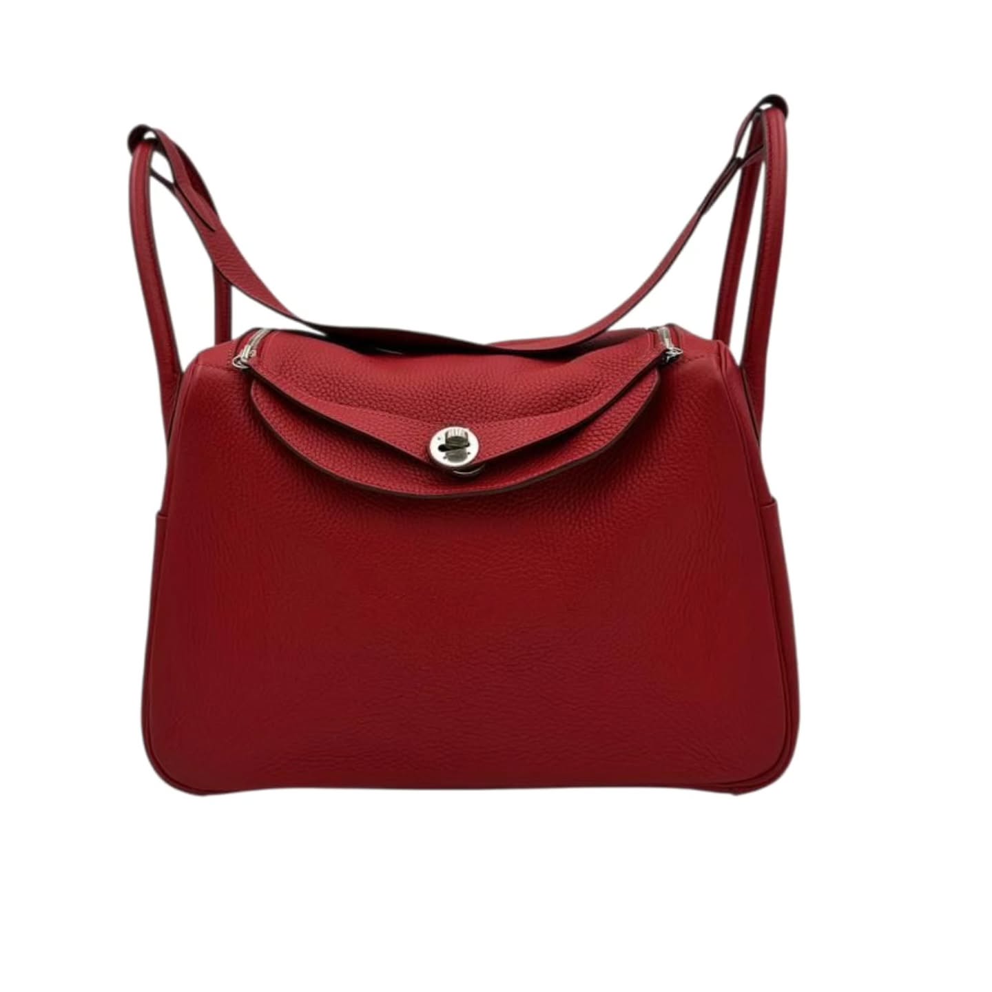 Hermès Lindy 34 Casaque in Clemence Palladium hardware SYC105CT