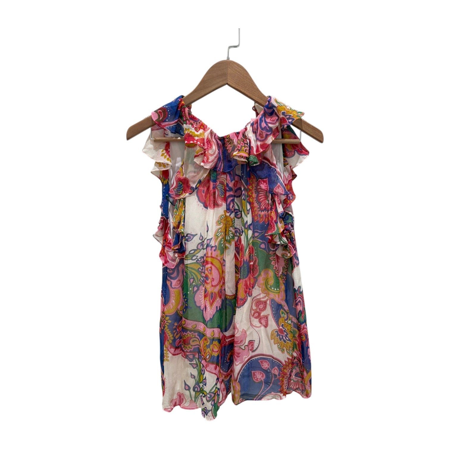 Zimmermann Silk Printed Blouse #0