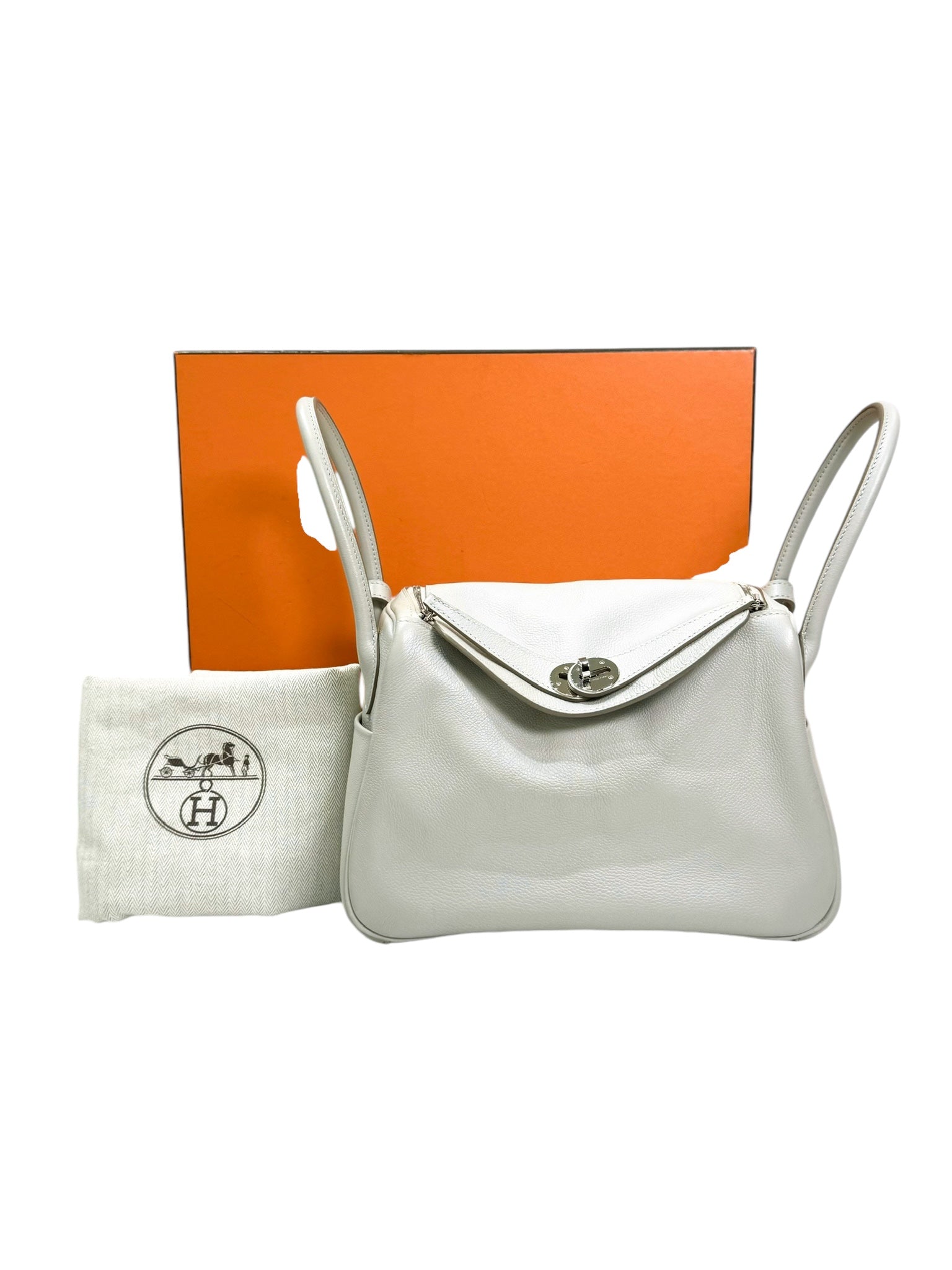 Hermes Lindy 26 Beton Evercolour with PHW