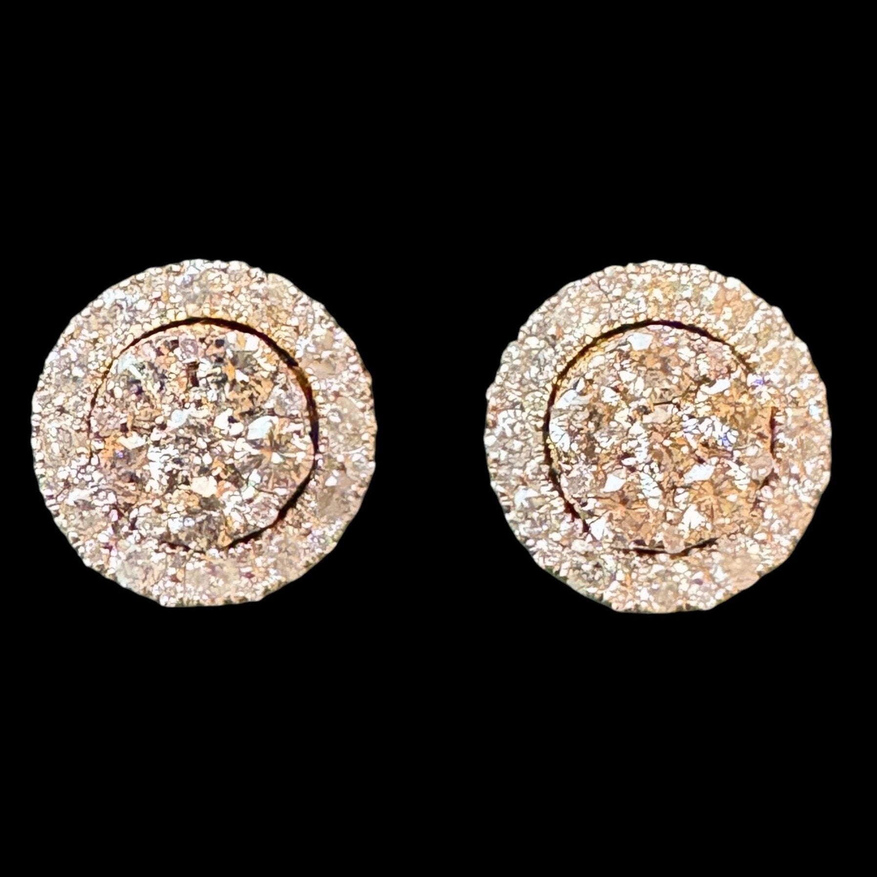 2-Way All Diamond Stud Earrings