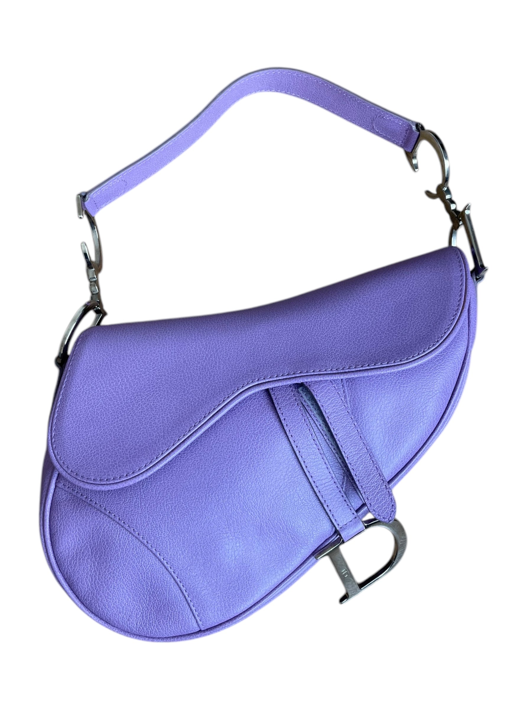 Dior Vintage Purple Saddle Bag DXBK0127