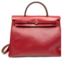 64. Hermes Herbag 31 Phw Red D Stamp