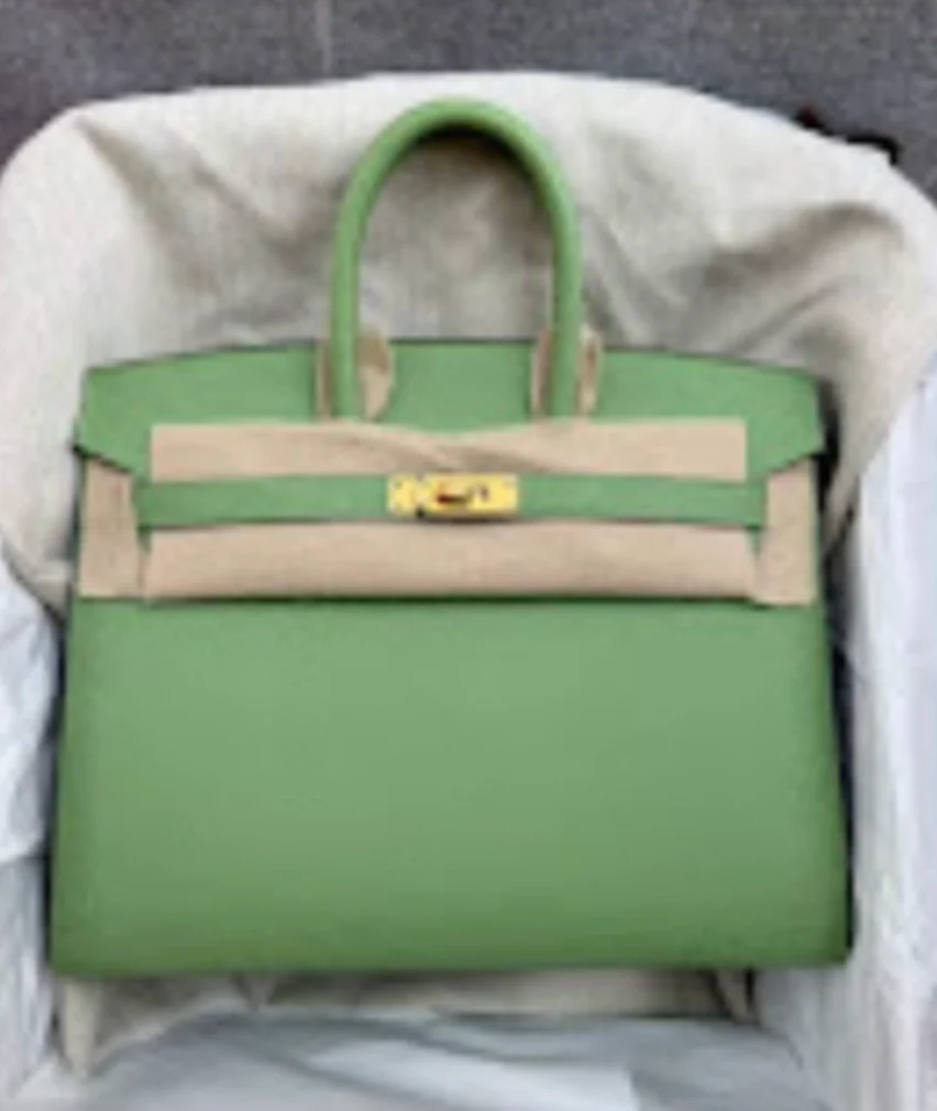 Hermes Birkin 25 Vert cirqut ghw Y Epsom  ALTC0757
